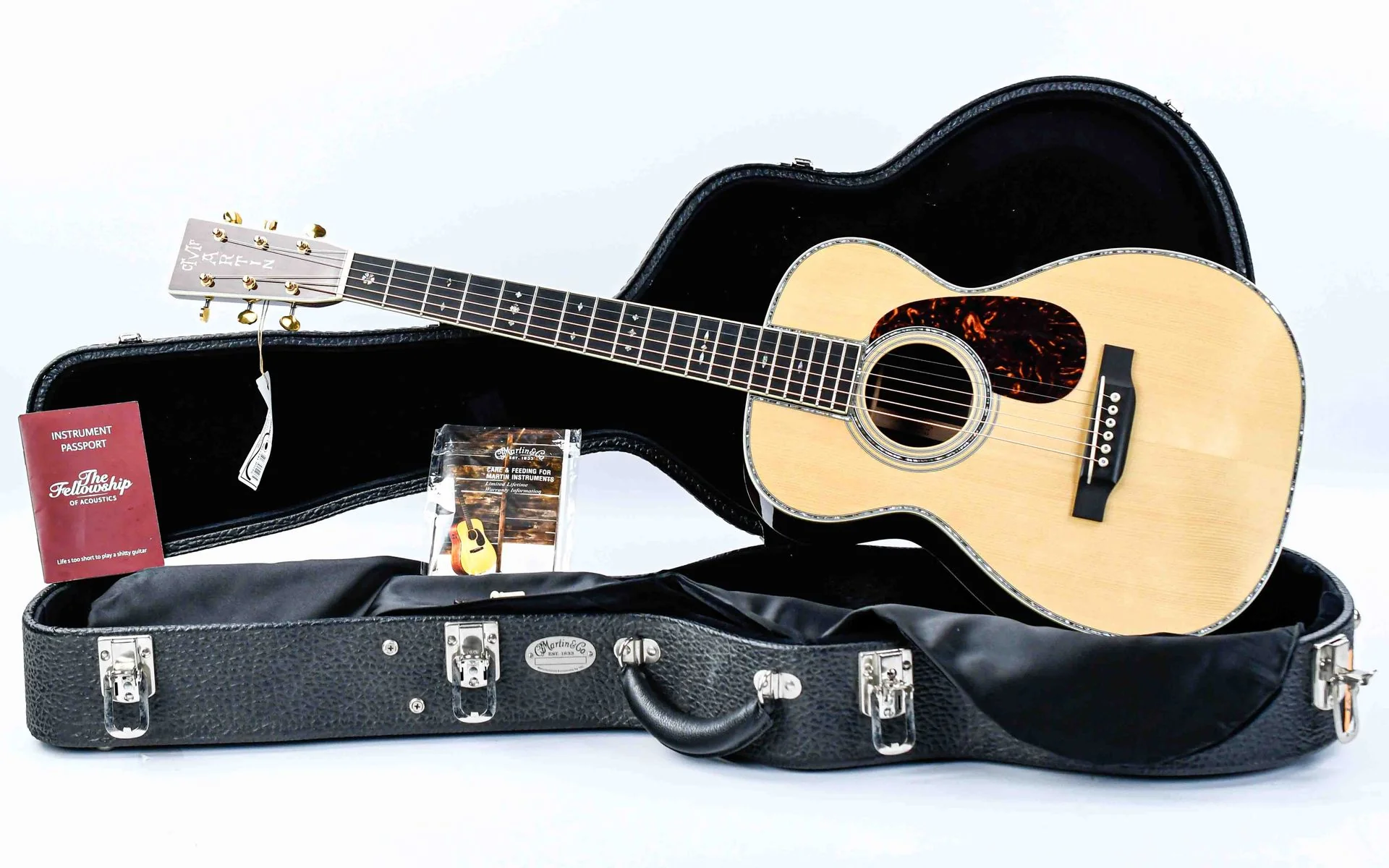 Martin Custom Shop 045 Madagascar Rosewood Adirondack Spruce 2014 - Image 3