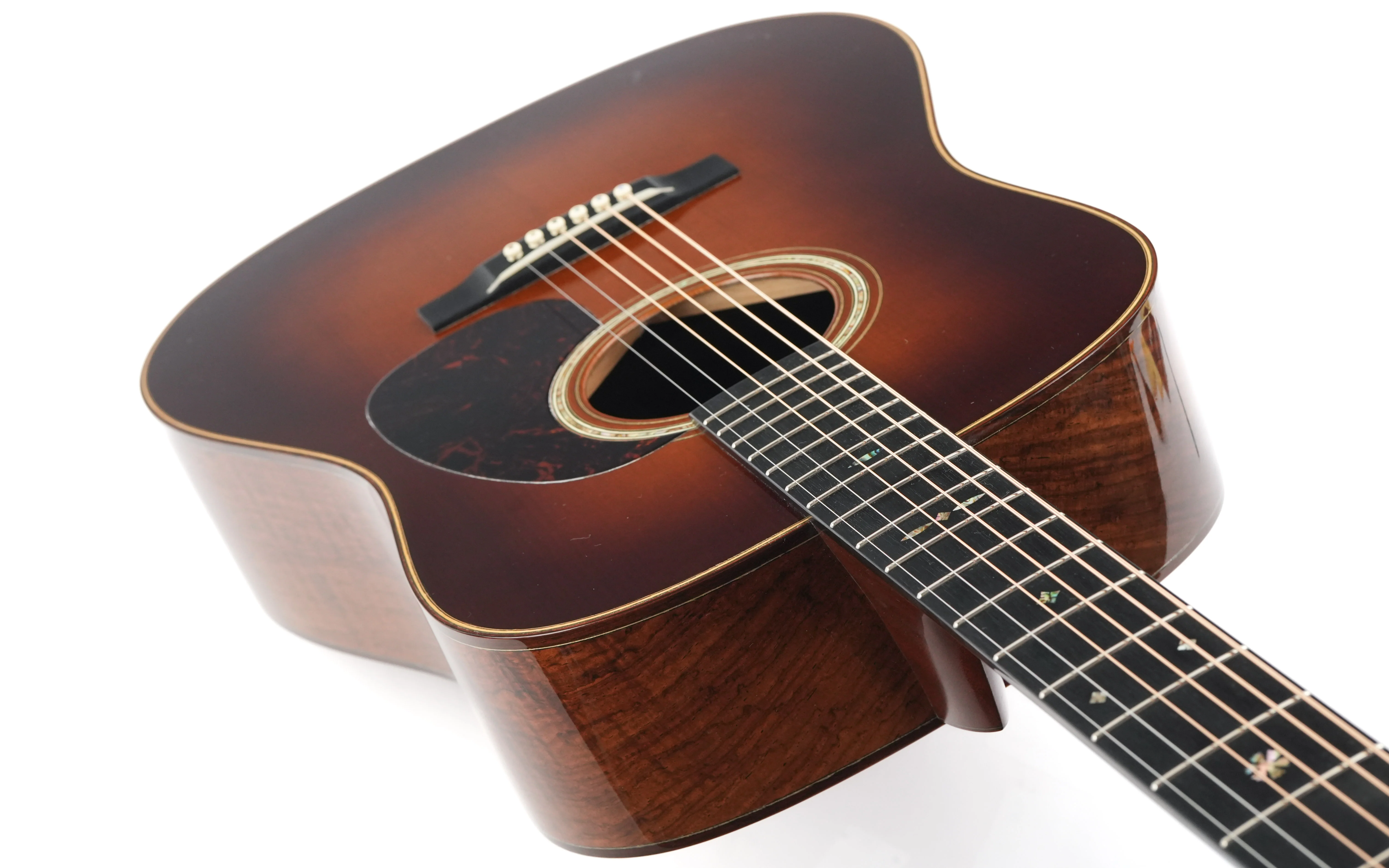 Martin Custom Shop D28 Bubinga Adirondack Spruce Ambertone 2014 - Image 10