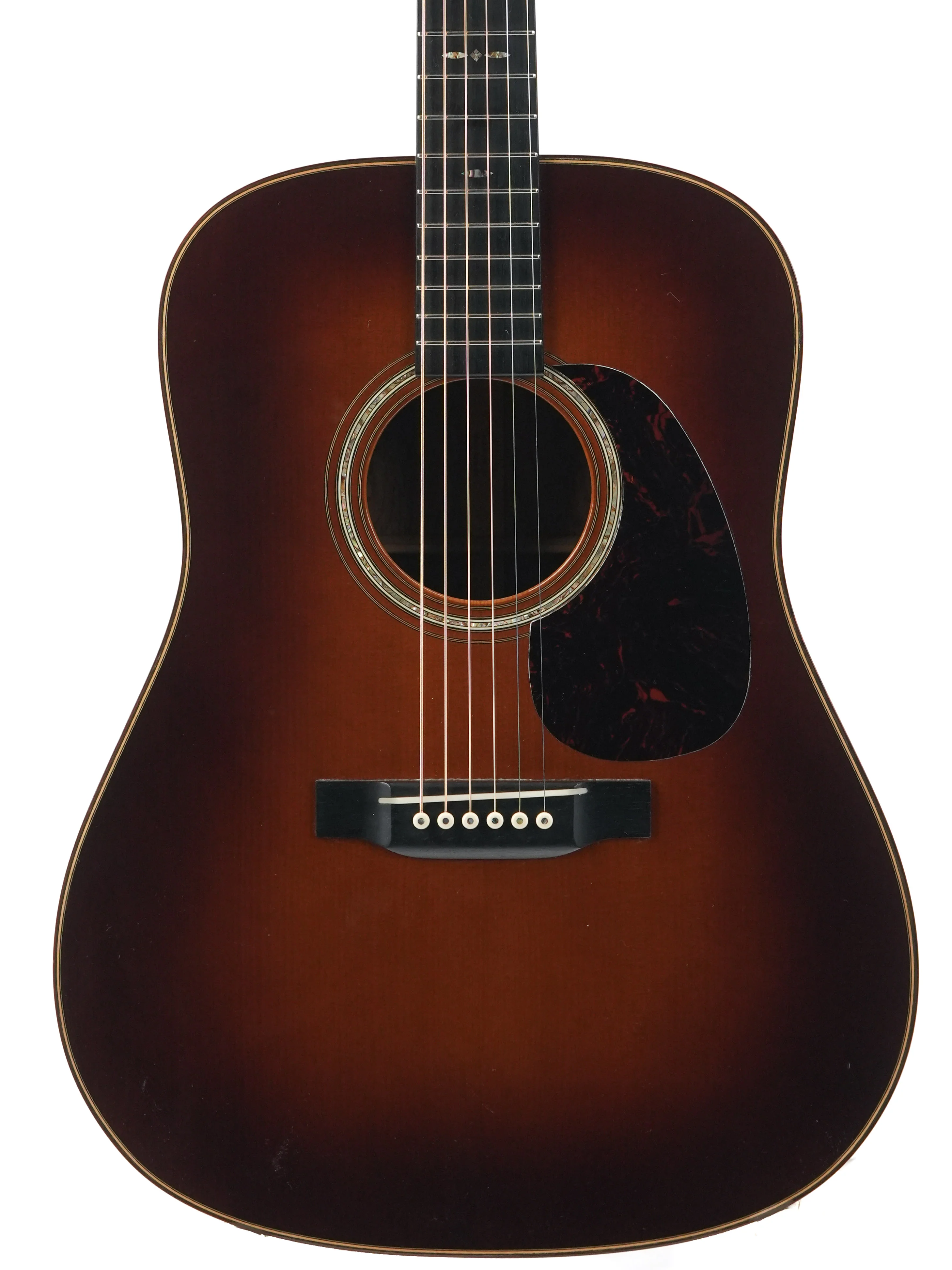 Martin Custom Shop D28 Bubinga Adirondack Spruce Ambertone 2014 - Image 5