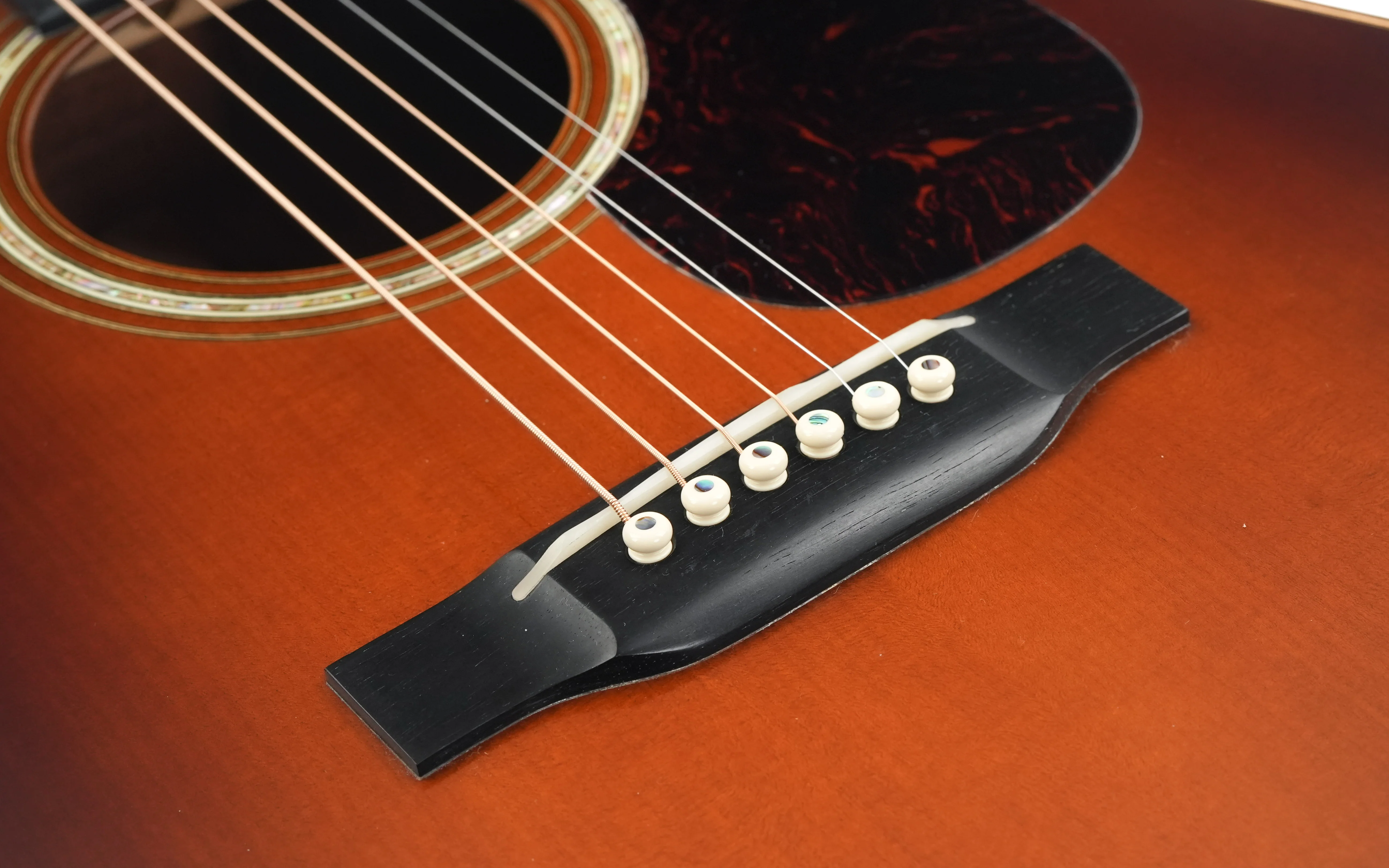 Martin Custom Shop D28 Bubinga Adirondack Spruce Ambertone 2014 - Image 7