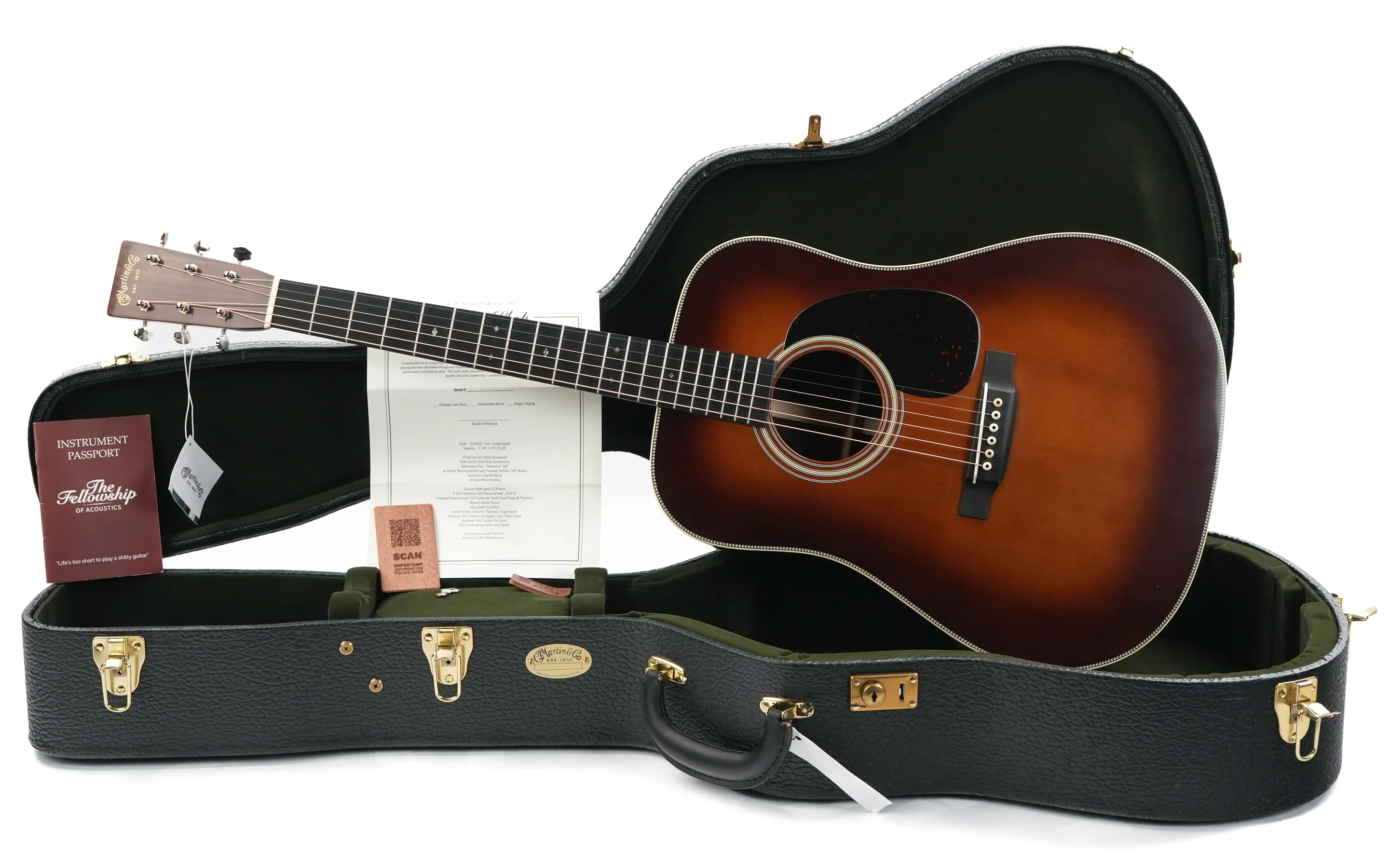 Martin Custom Shop Expert D28 1937 Stage 1 Aging Ambertone 2023 - Image 3