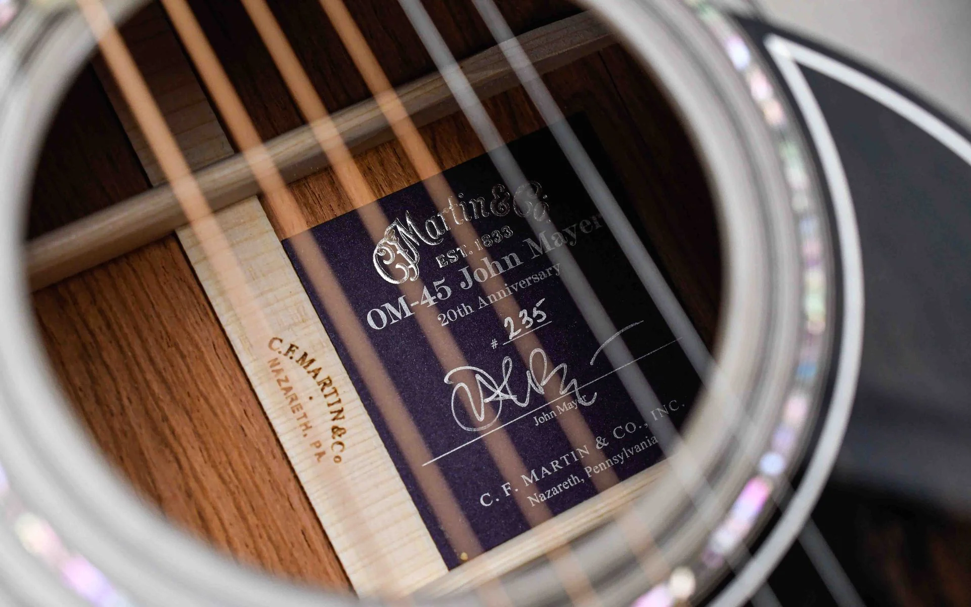 Martin Custom Shop John Mayer OM45 Platinum - Image 12