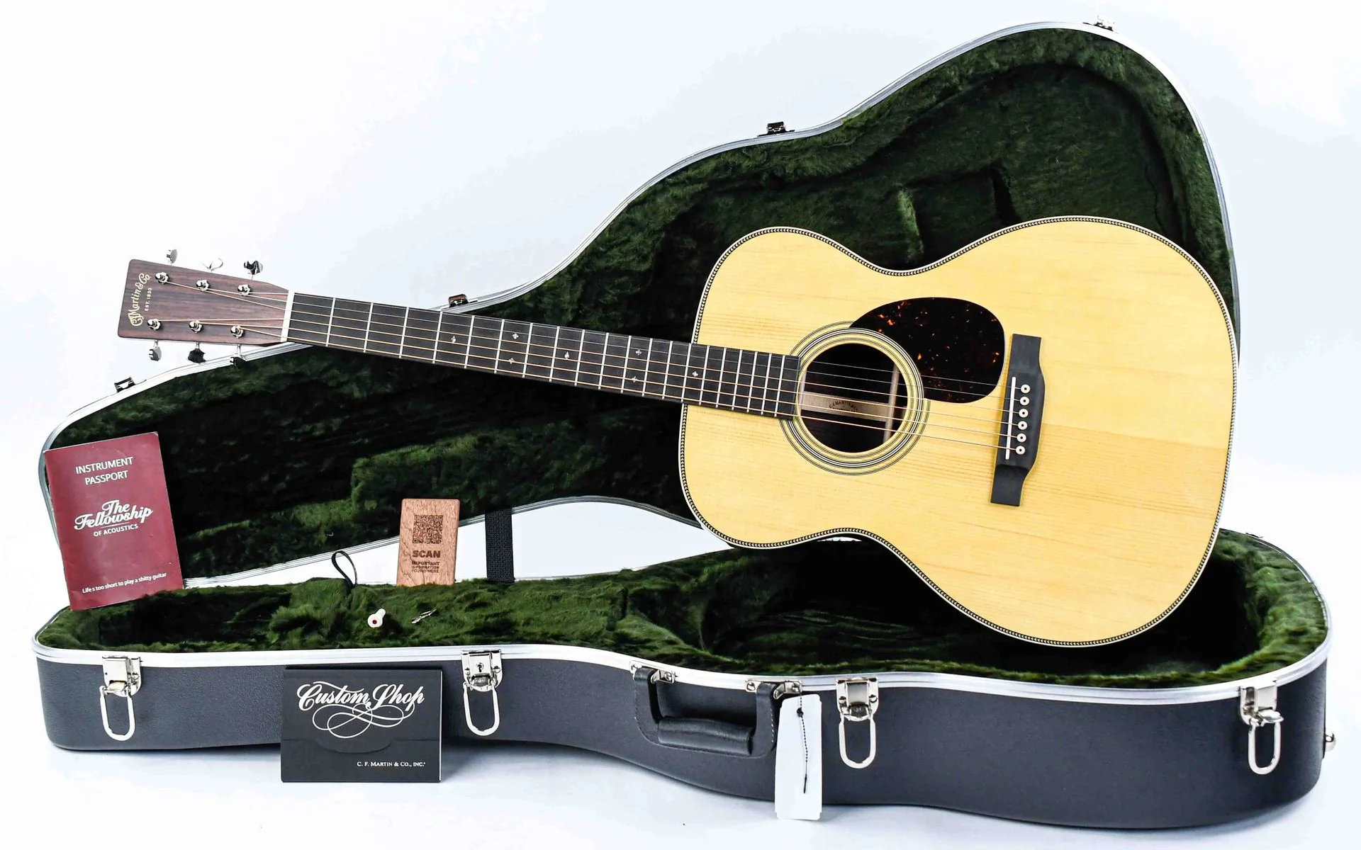 Martin Custom Shop OM28 Adirondack Rosewood #2865278 - Image 3