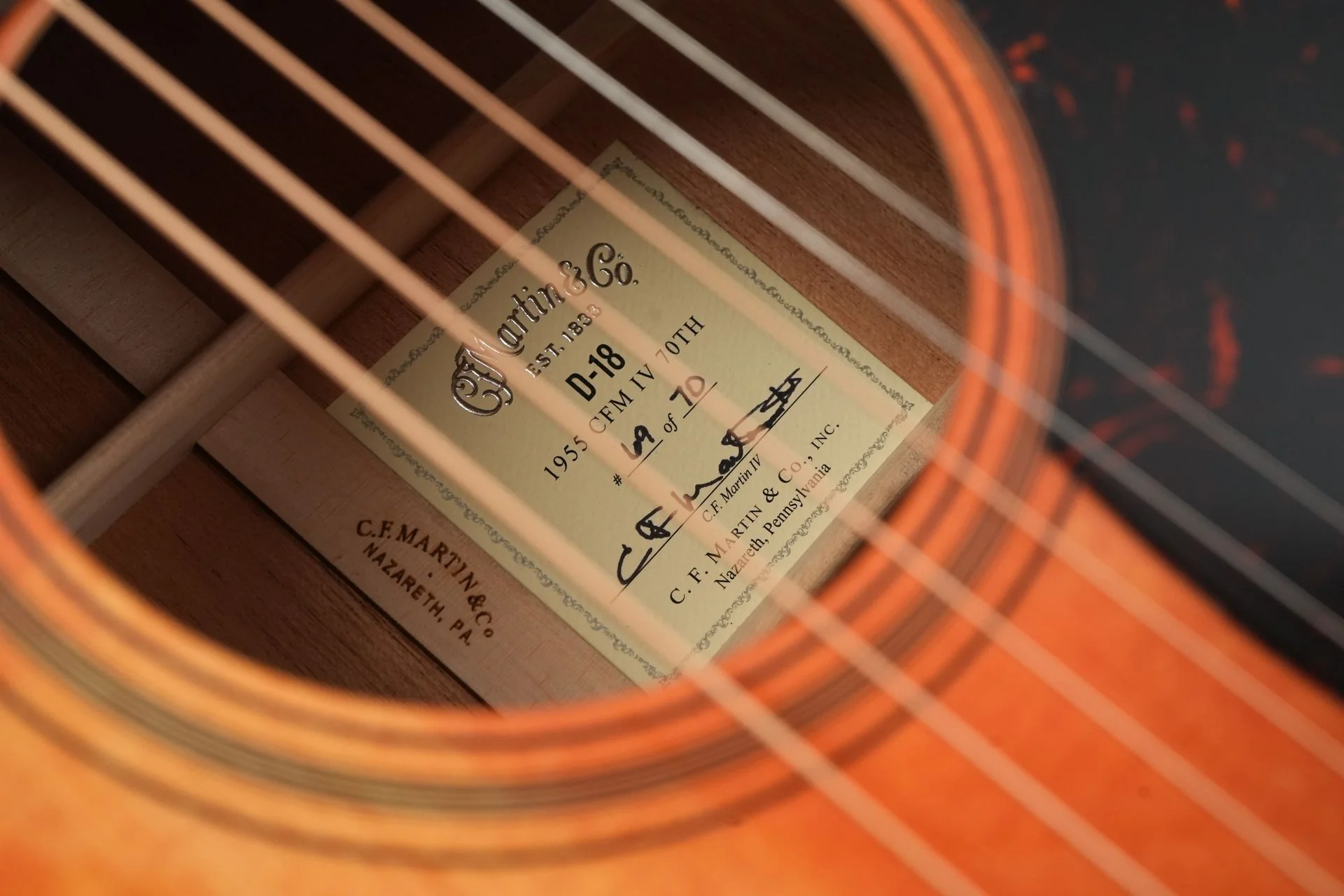 Martin D18 1955 CFM IV 70th 69 of 70 Limited Edition - Image 23