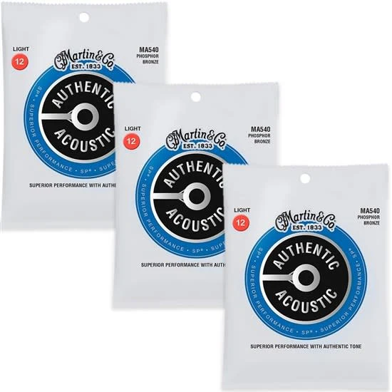 Martin MA540PK3 3-Pack Phosphor Bronze 12-54 - Image 2