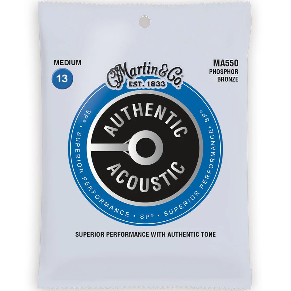 Martin MA550 Authentic Phosphor Bronze Medium 13-56