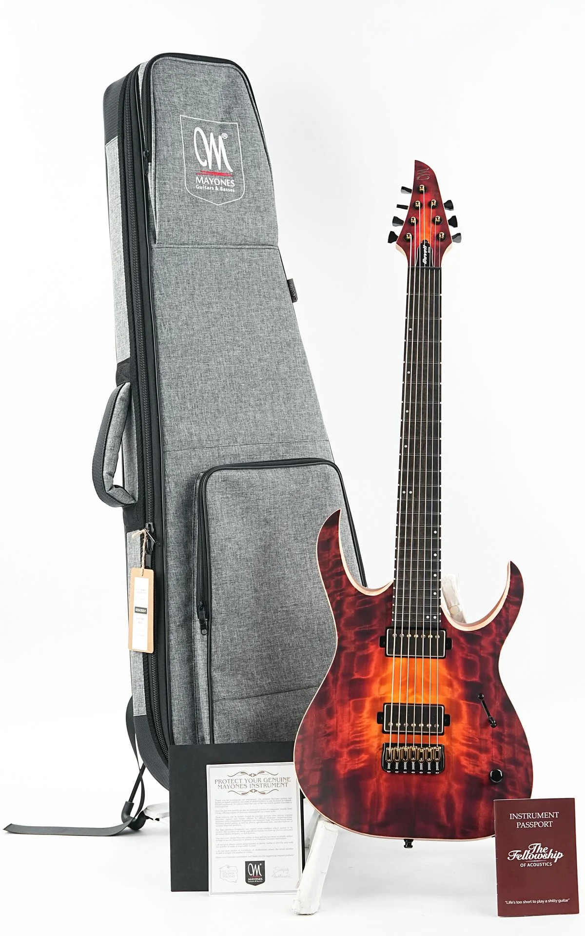 Mayones Duvell Elite 7 Lava Burst - Image 3