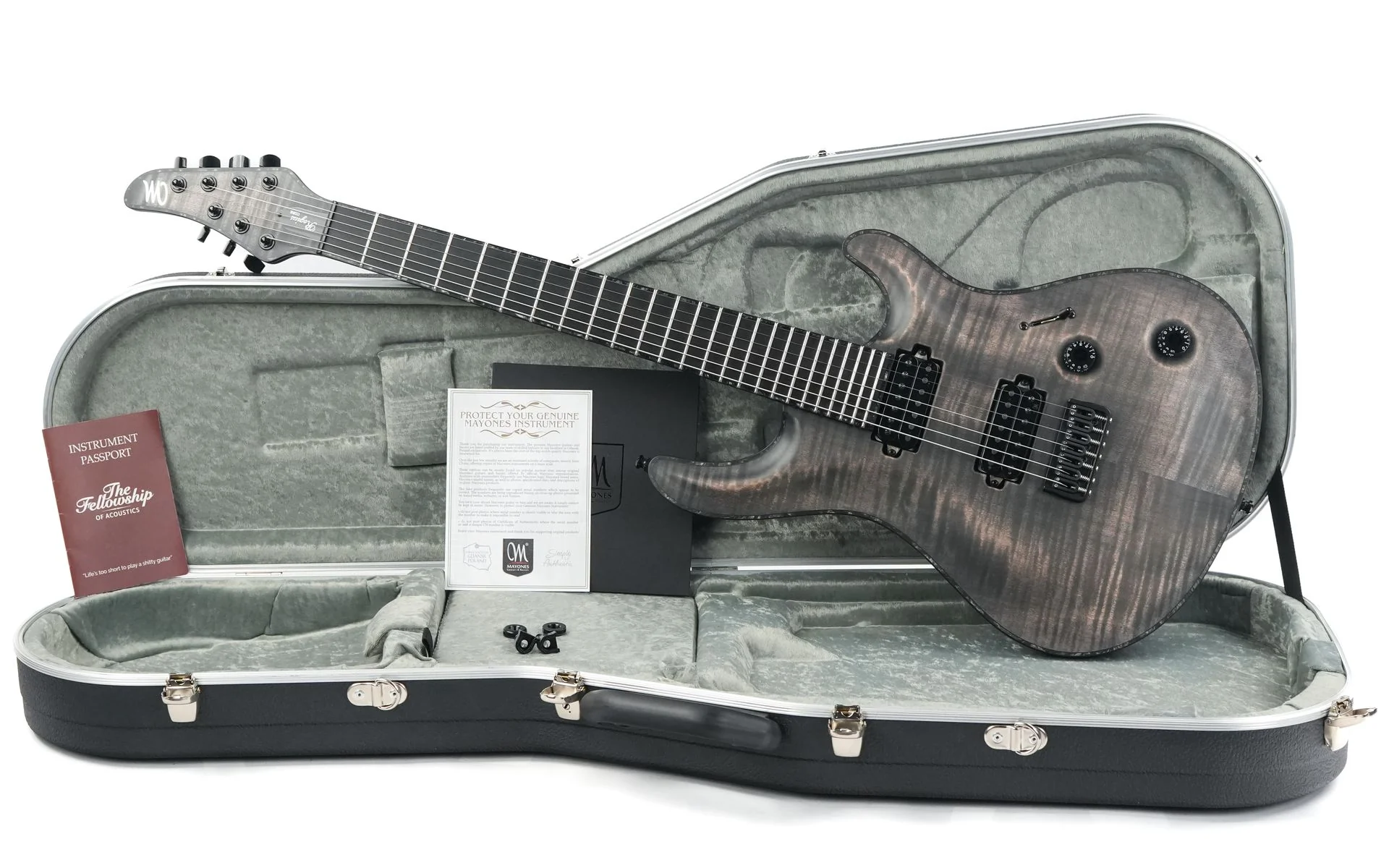 Mayones Regius Core 7 Antique Black Matt 2023 - Image 3