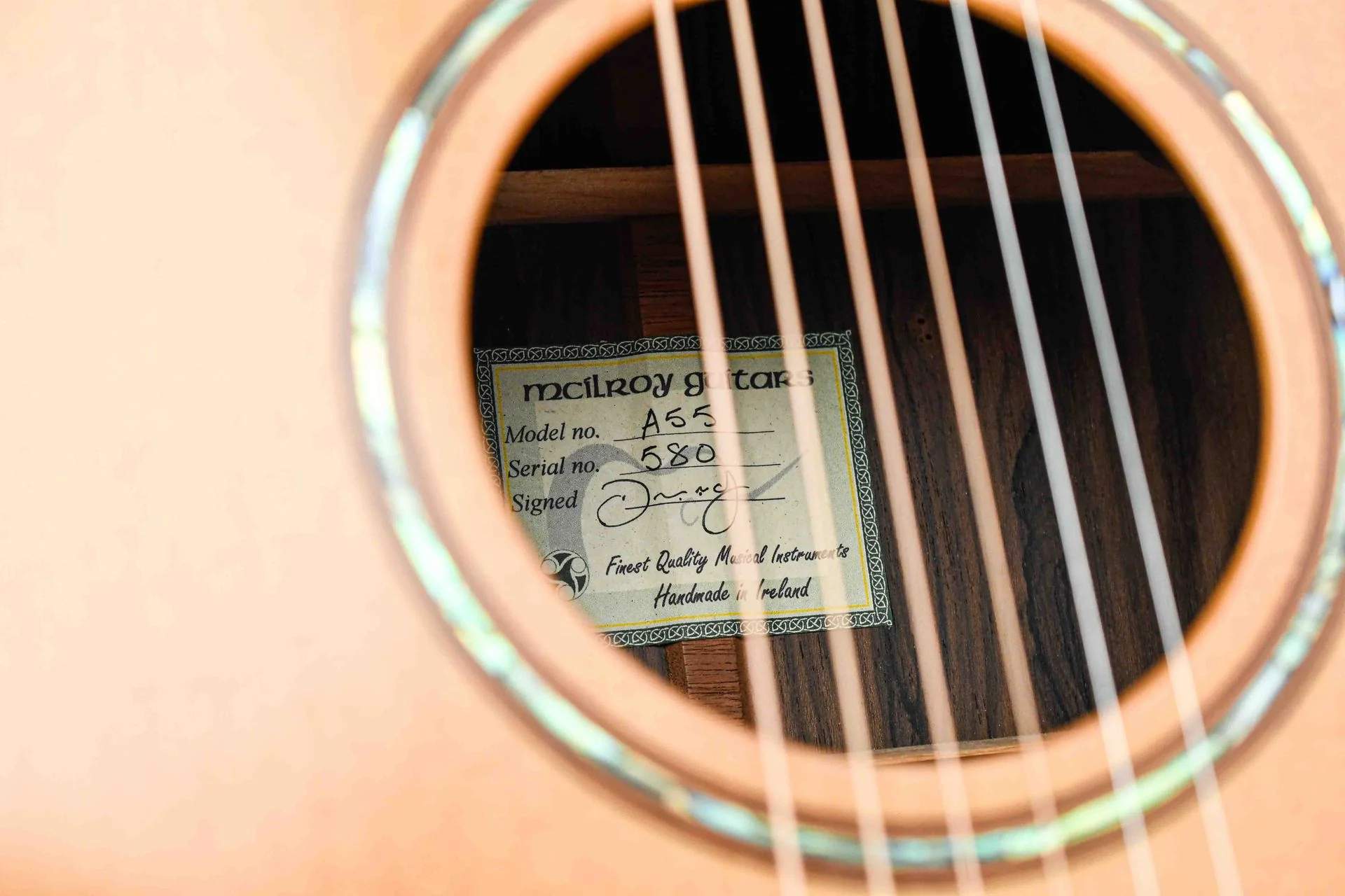 McIlroy A55 Ziricote Western Red Cedar 2009 - Image 12