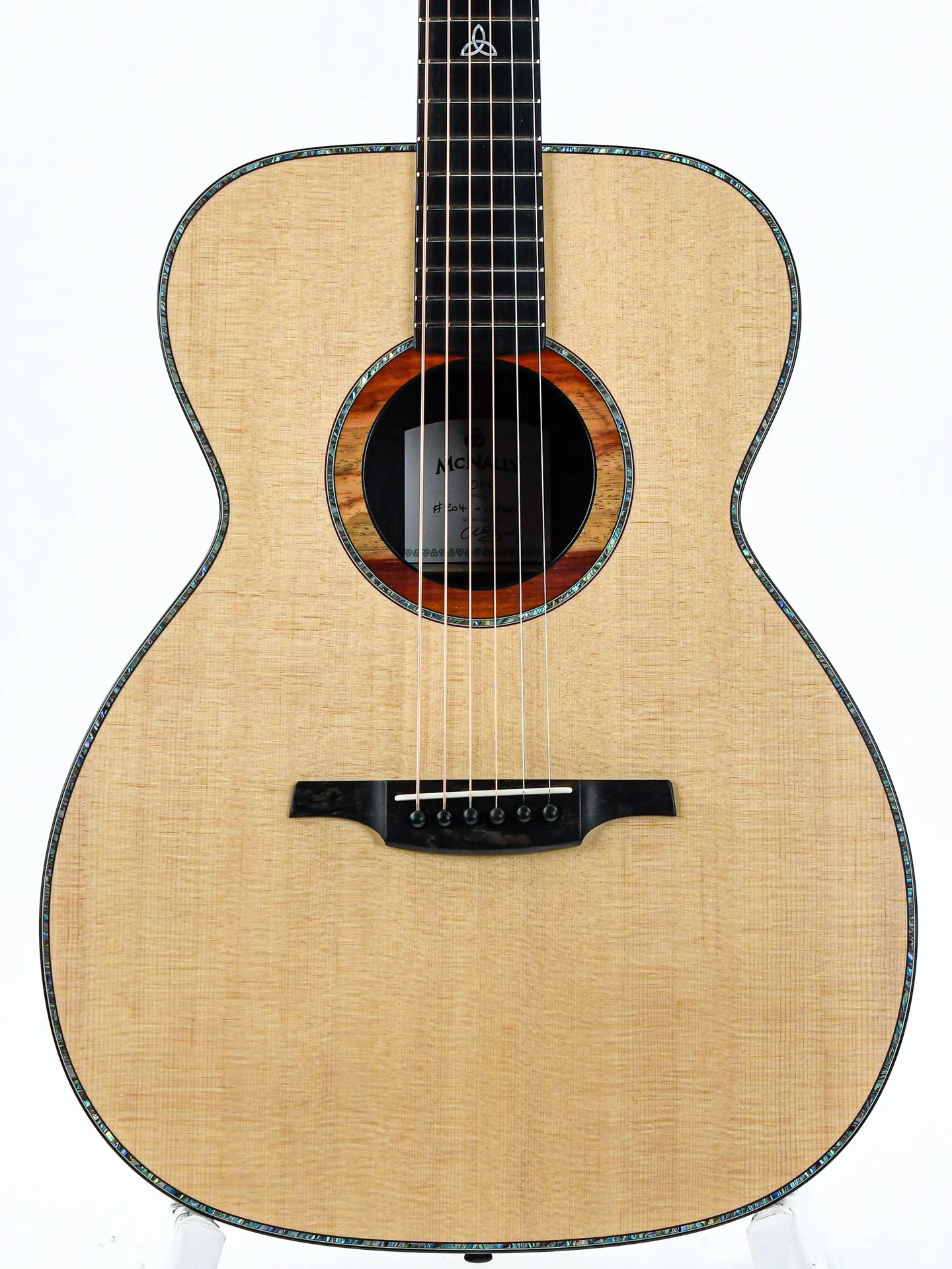 McNally OM Bog Oak Sitka Spruce - Image 5