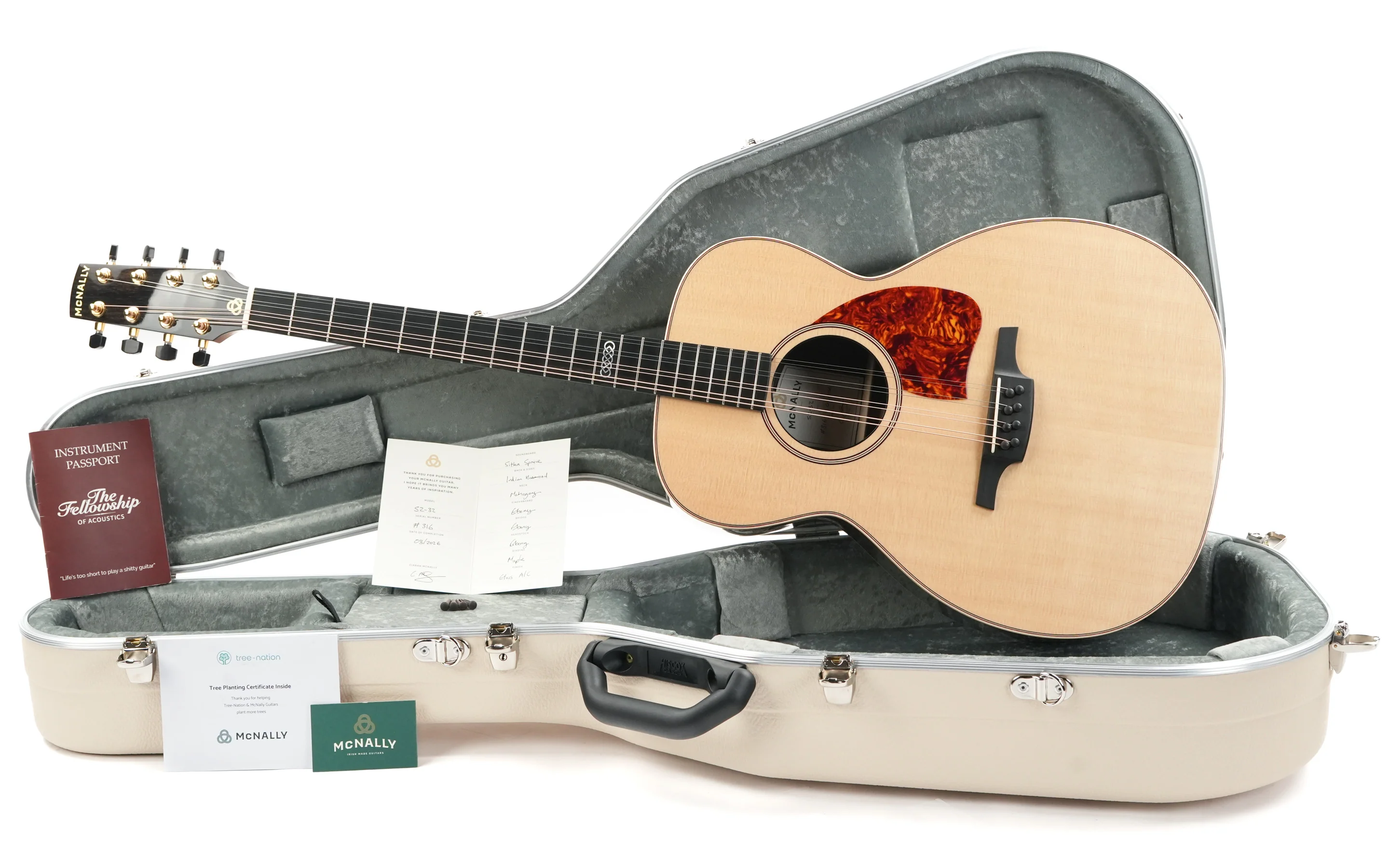 McNally SZ32 Guitar Bouzouki - Image 3