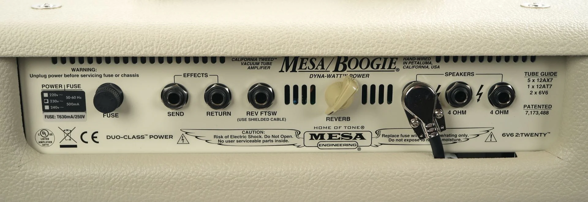 Mesa Boogie California Tweed 20W 1X12 Combo Europe Cream Bronco Cream Tan Grille - Image 11