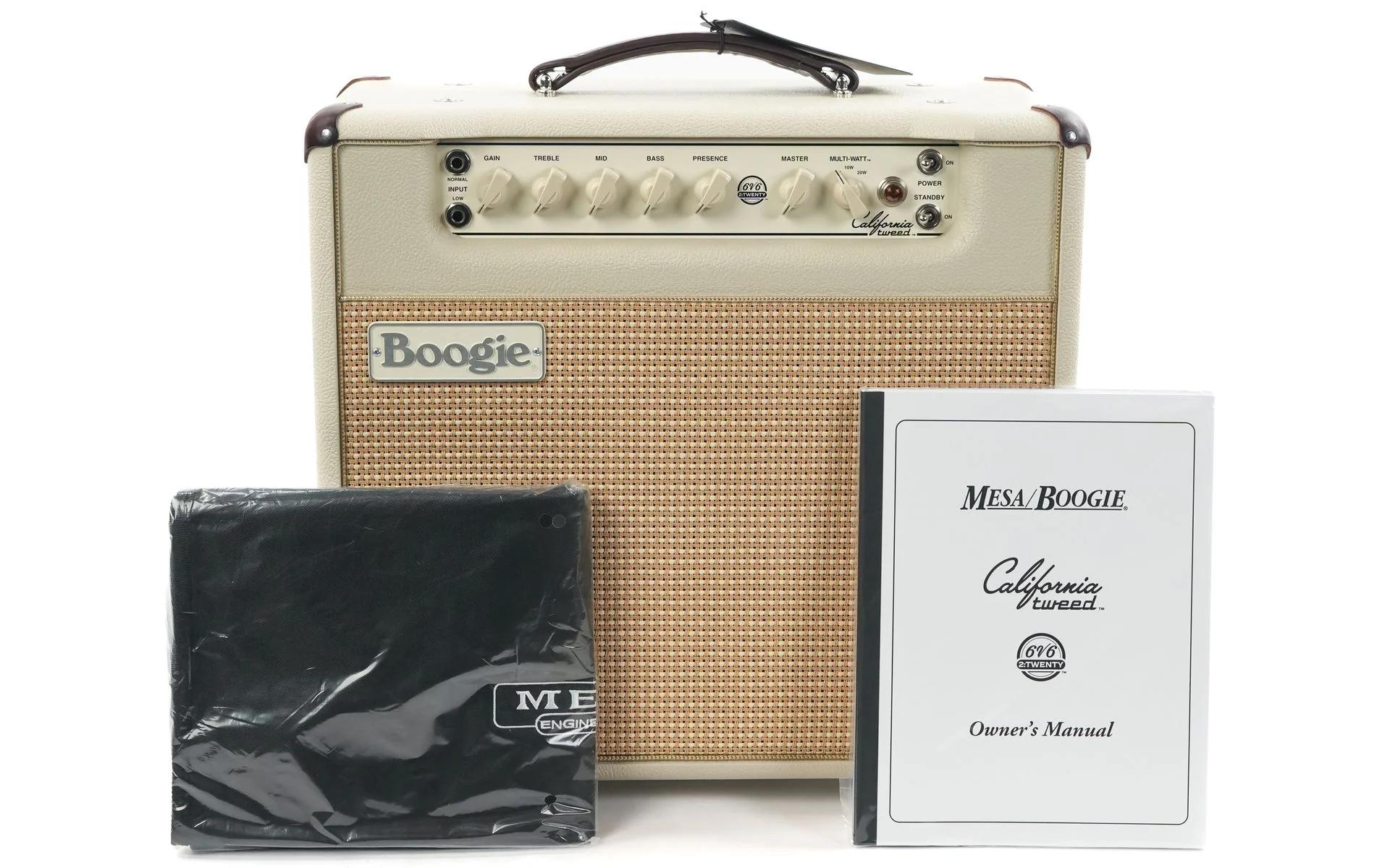 Mesa Boogie California Tweed 20W 1X12 Combo Europe Cream Bronco Cream Tan Grille - Image 3