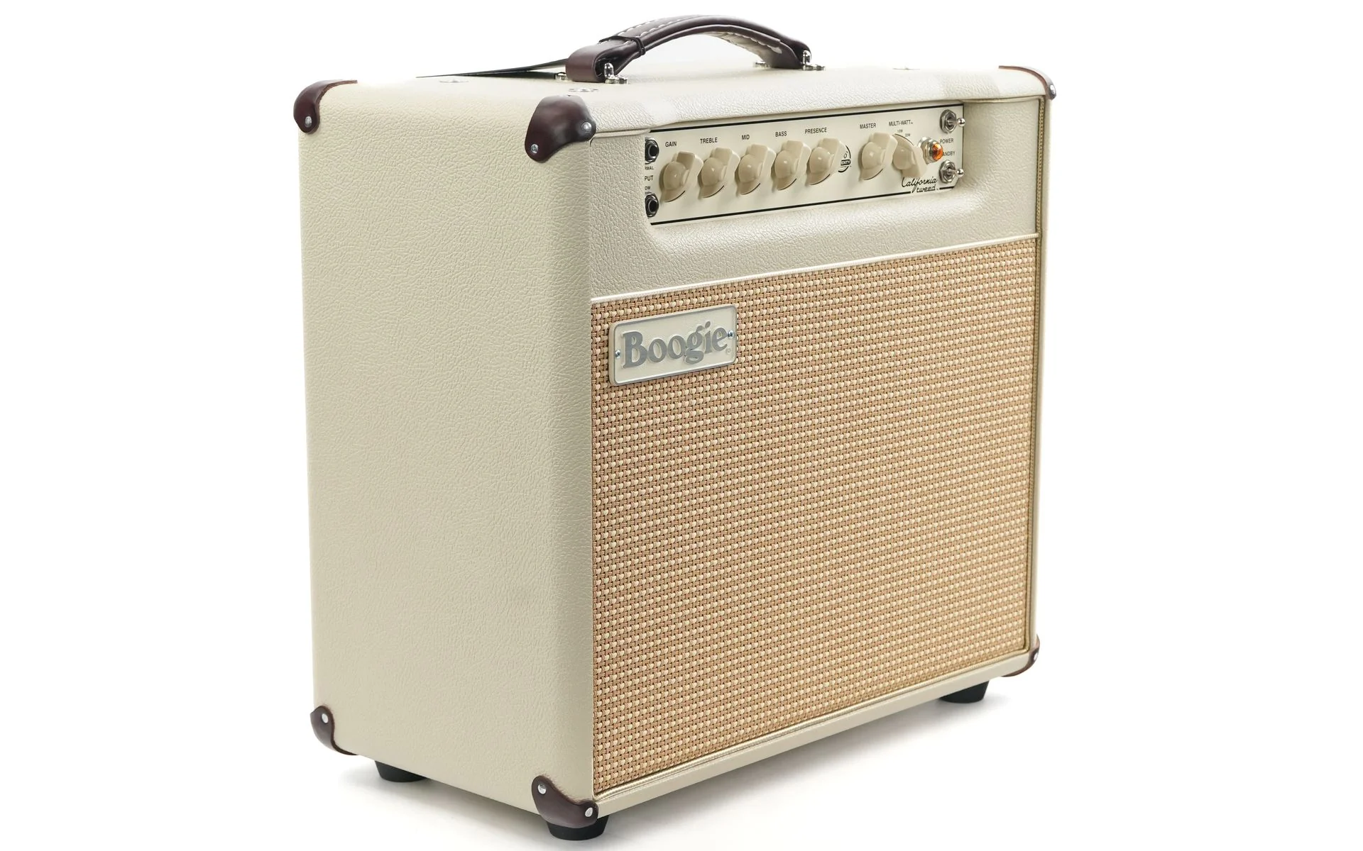 Mesa Boogie California Tweed 20W 1X12 Combo Europe Cream Bronco Cream Tan Grille - Image 4