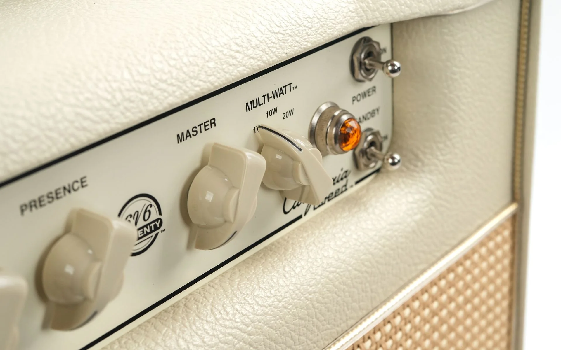 Mesa Boogie California Tweed 20W 1X12 Combo Europe Cream Bronco Cream Tan Grille - Image 7