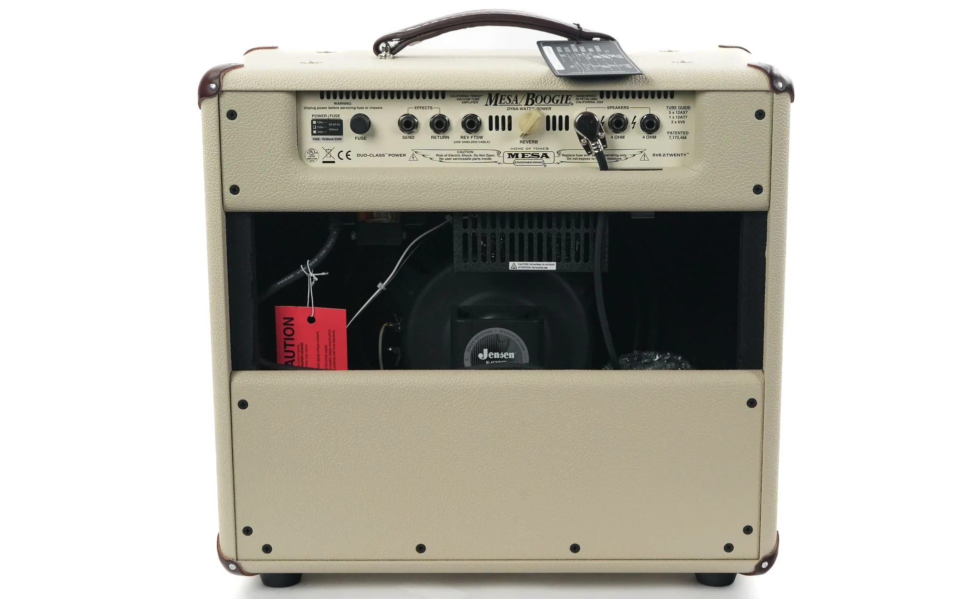 Mesa Boogie California Tweed 20W 1X12 Combo Europe Cream Bronco Cream Tan Grille - Image 9