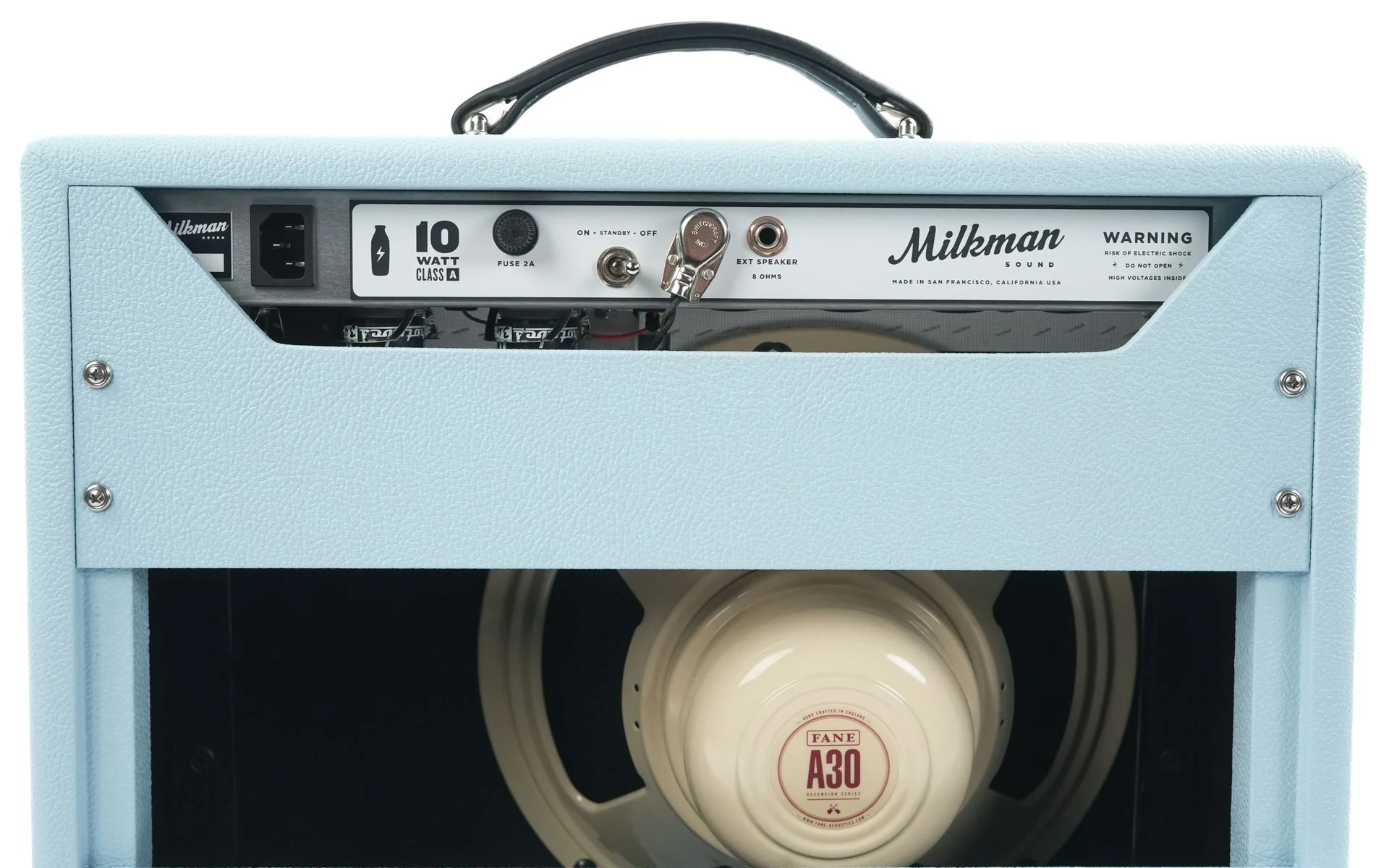 Milkman One Watt Plus 10 Watt 1x12 Fane A30 Powder Blue - Image 7