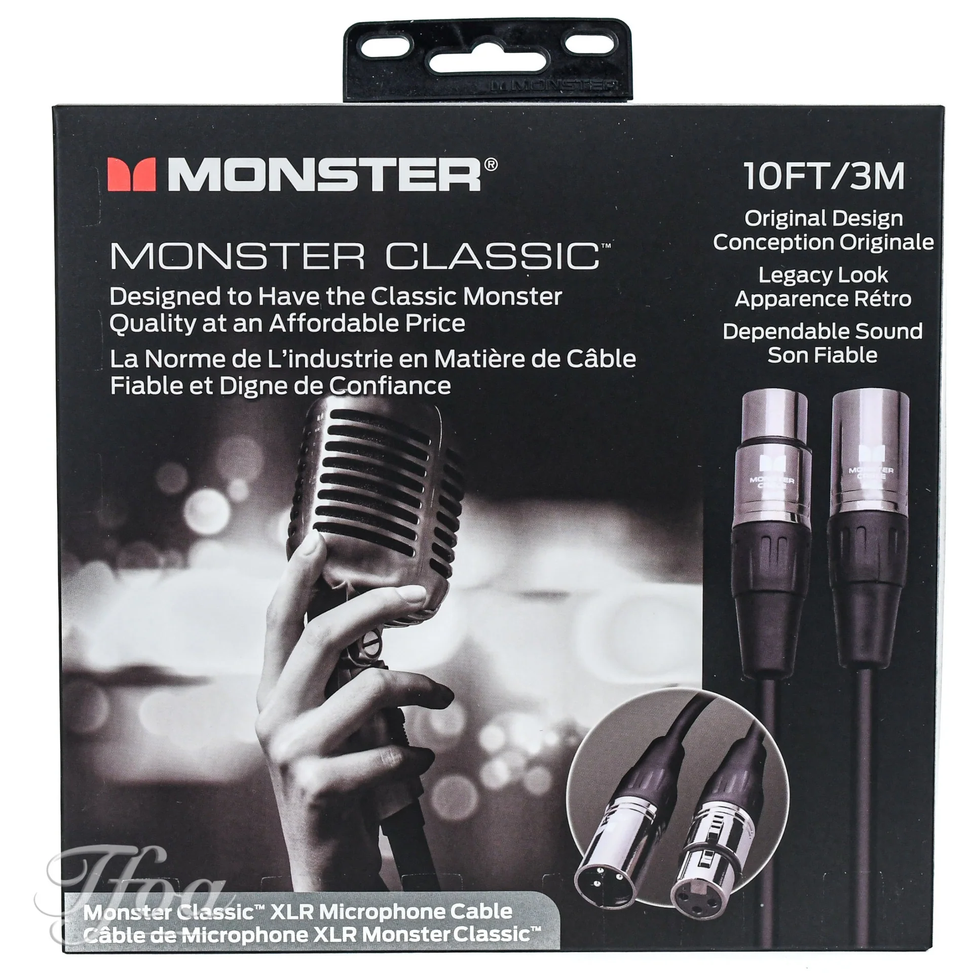 Monster Cable Classic 10 XLR 3m Microphone Cable - Image 3