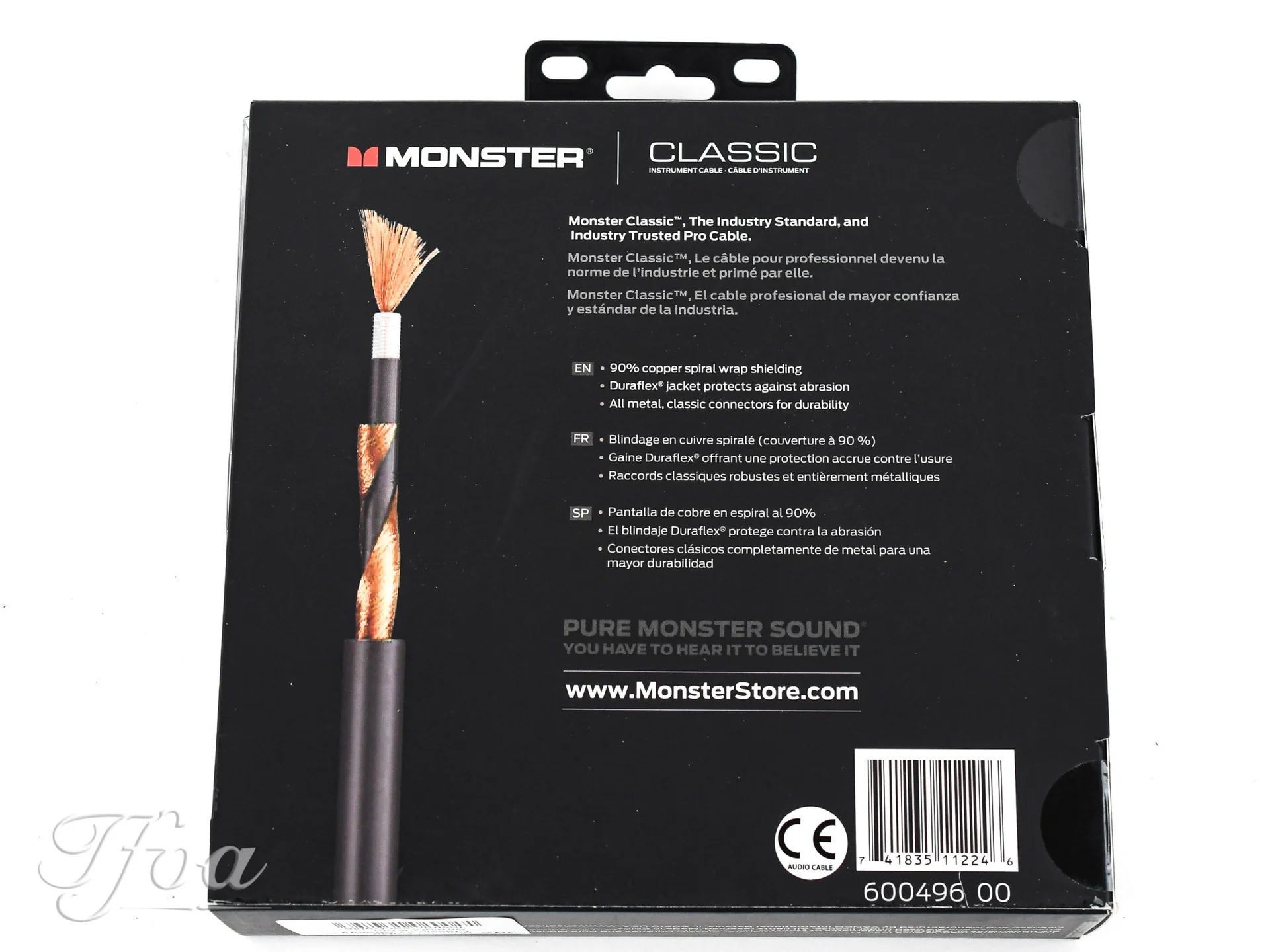 Monster Cable Classic 21ft Straight Straight 6.5m Instrument Cable - Image 2