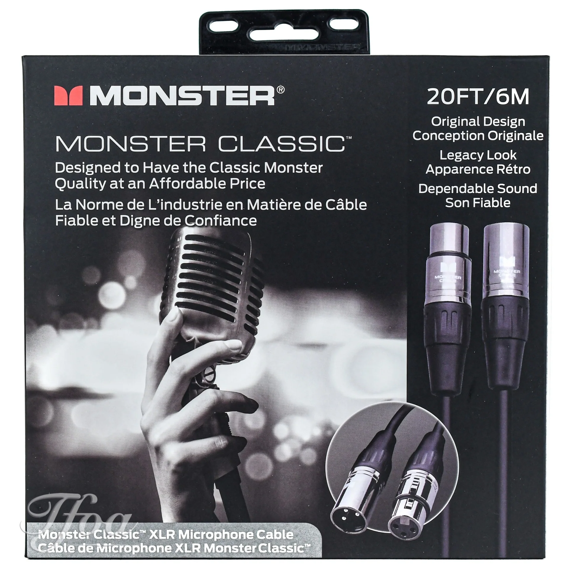 Monster Cable Classic XLR 20FT/6m Microphone Cable - Image 3