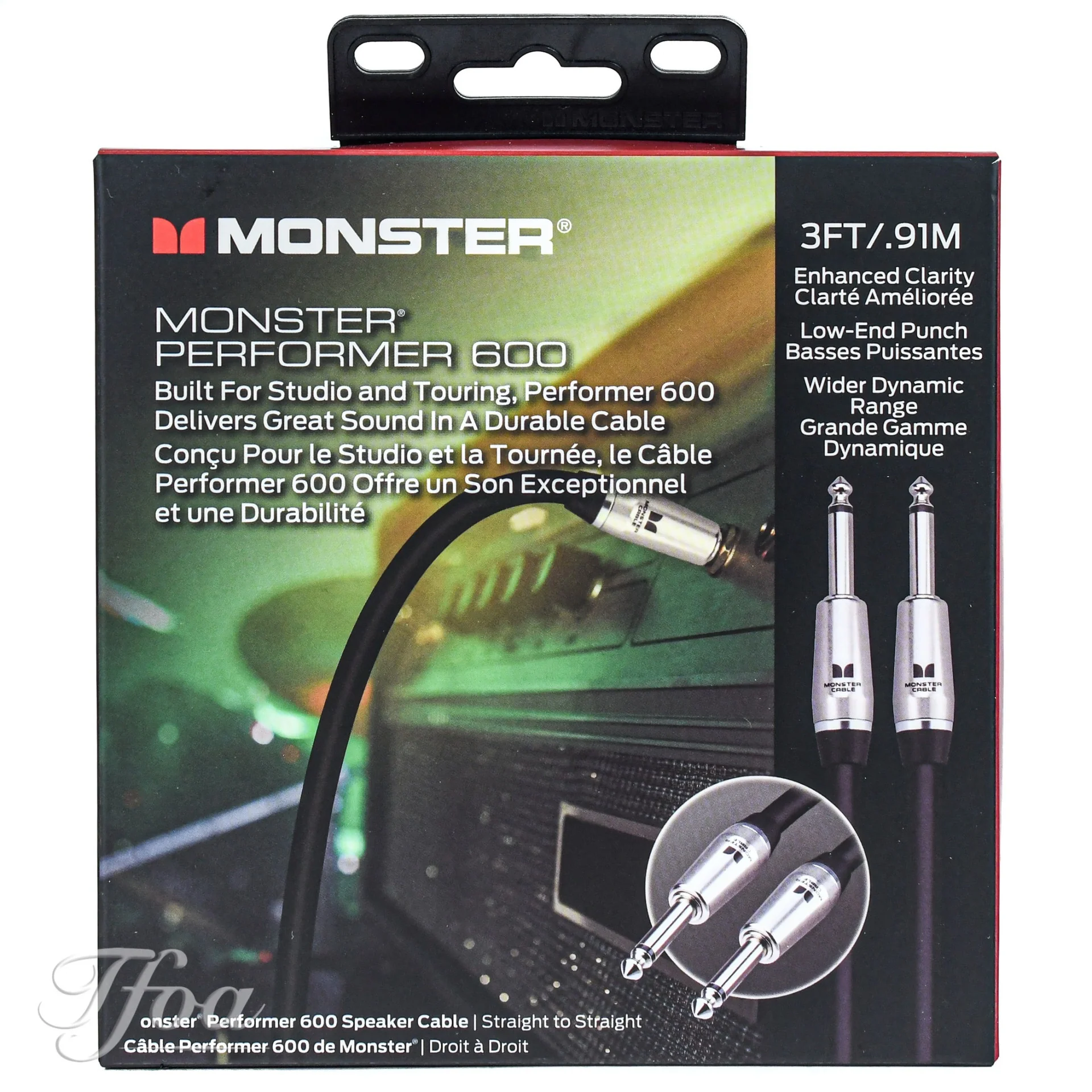 Monster Cable Performer 600 Speaker Cable 3FT/0.9M