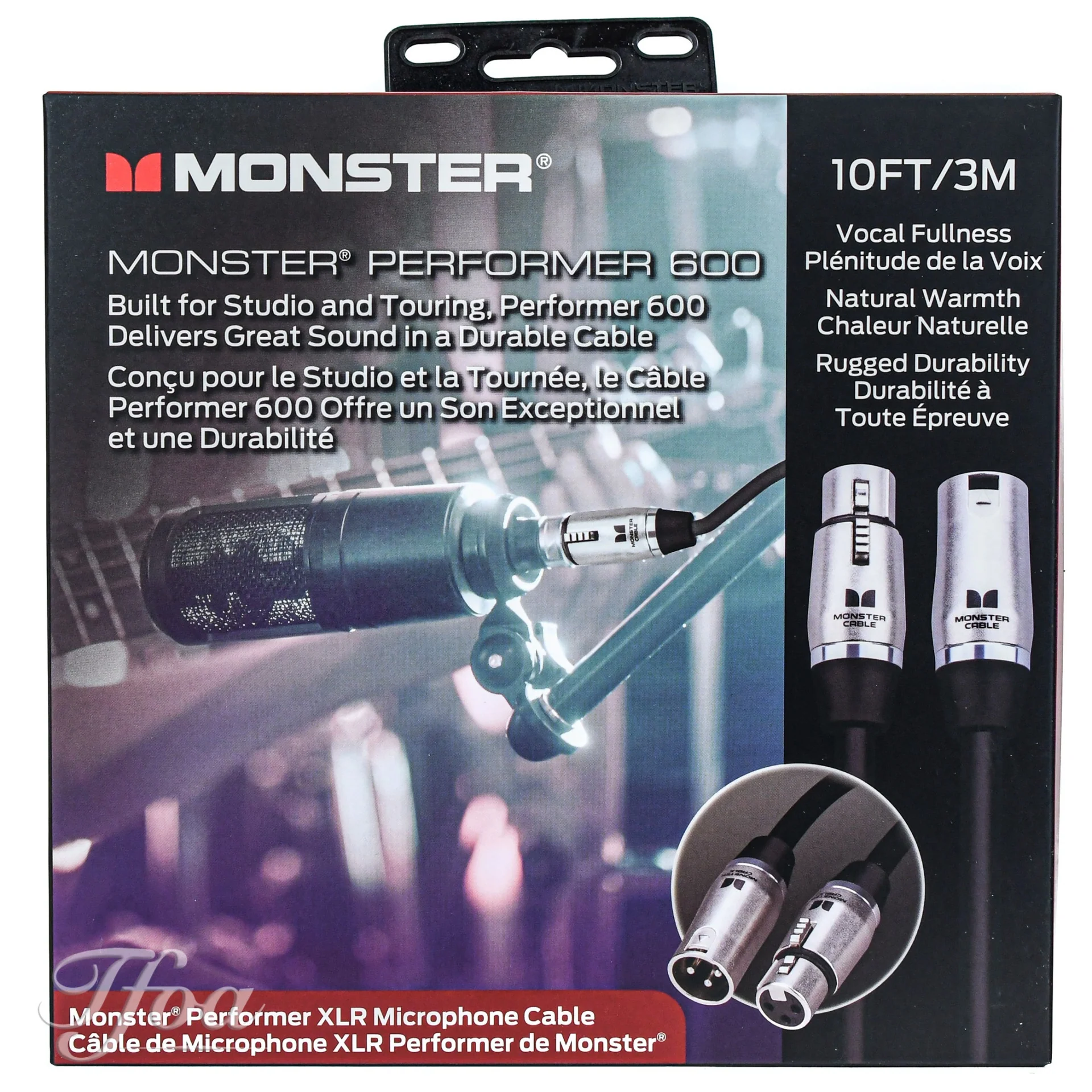Monster Cable Performer 600 XLR 10FT/3M Microphone Cable - Image 4
