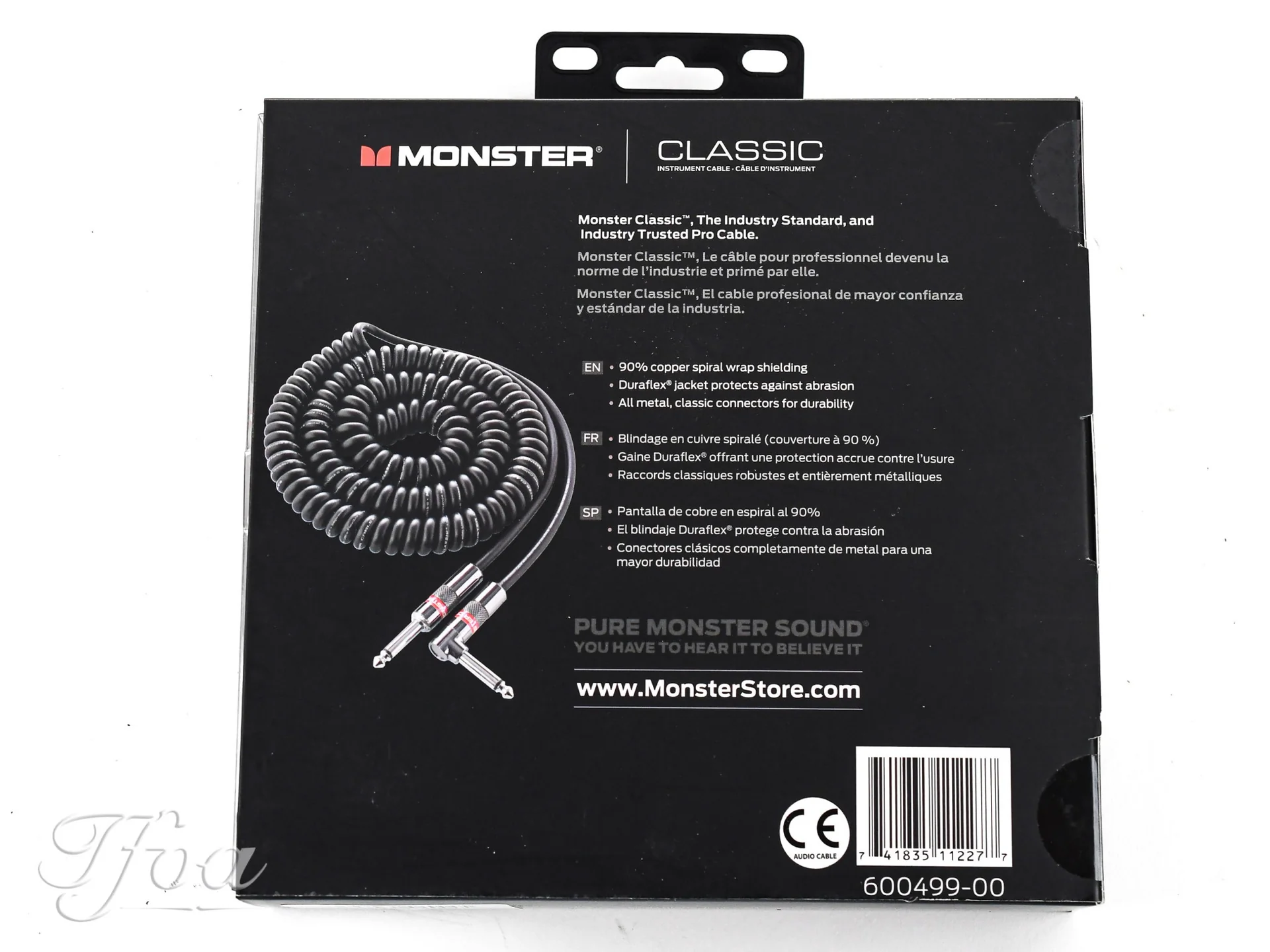 Monster Classic 21ft Coiled 6.4m Instrument Cable - Image 2