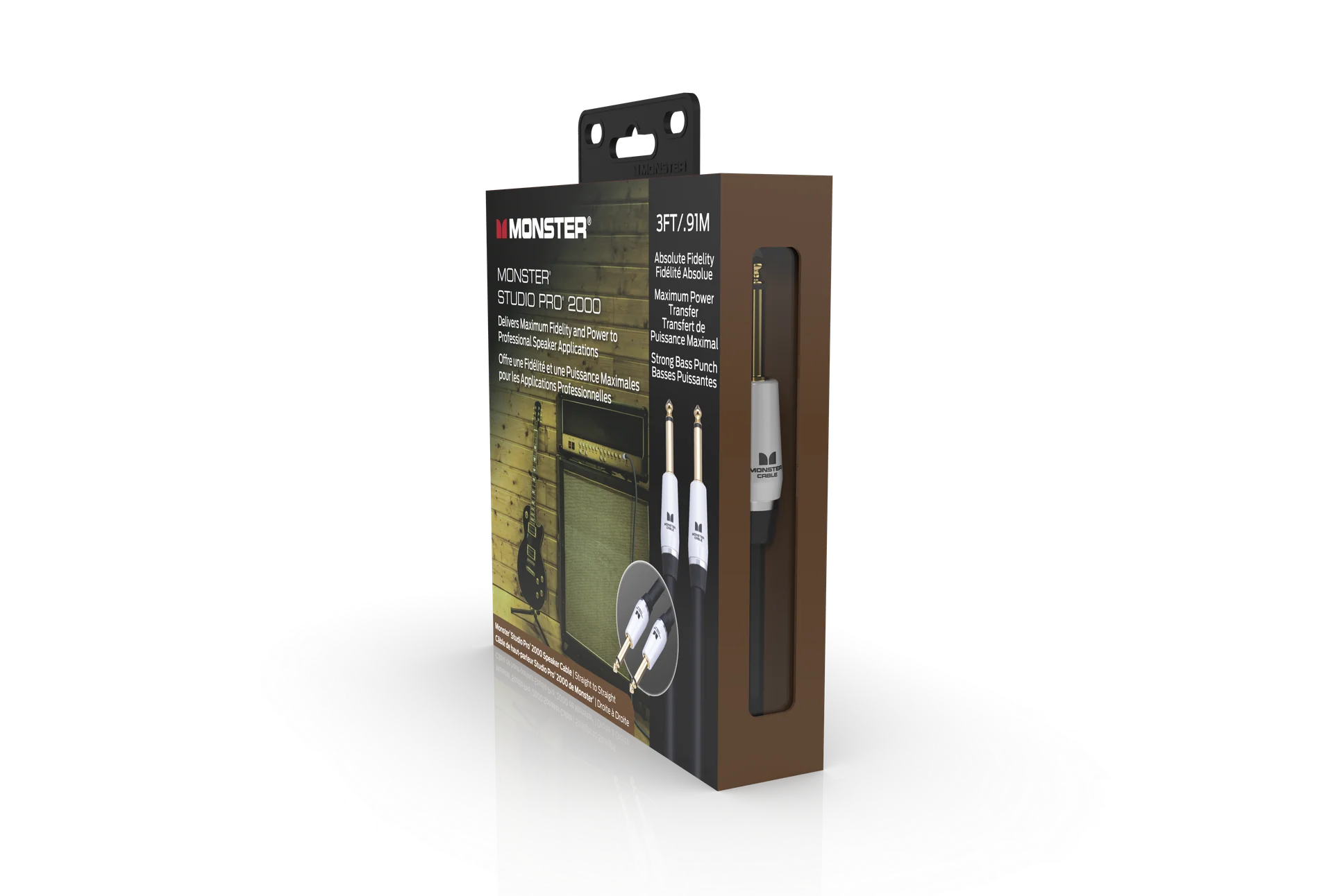 Monster Studio Pro 2000 Speaker Cable 0,91m Straight Straight - Image 2