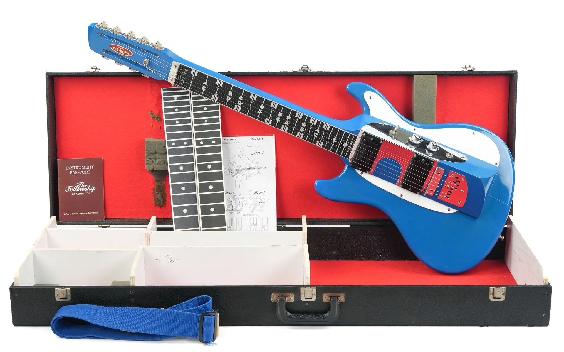 Mosrite Melobar Blue 1960s - Image 3