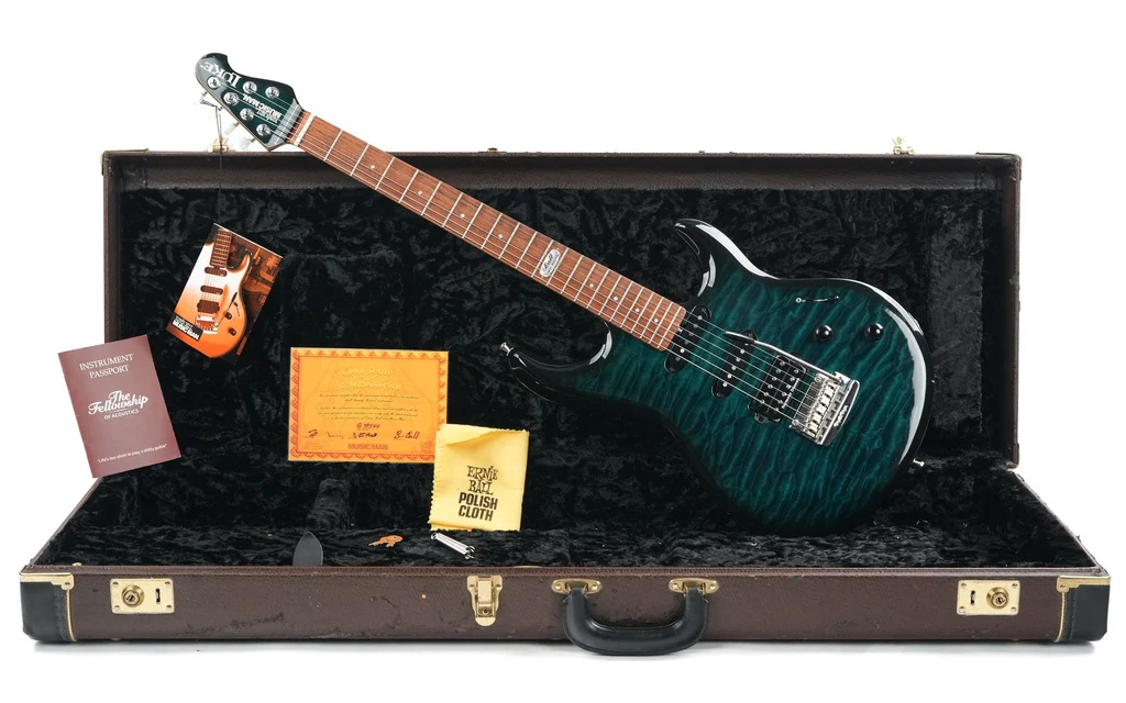 Music Man BFR Luke Blue Berry Burst 2007 - Image 3
