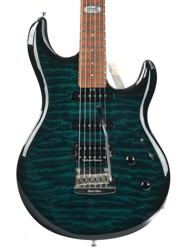 Music Man BFR Luke Blue Berry Burst 2007 - Image 5