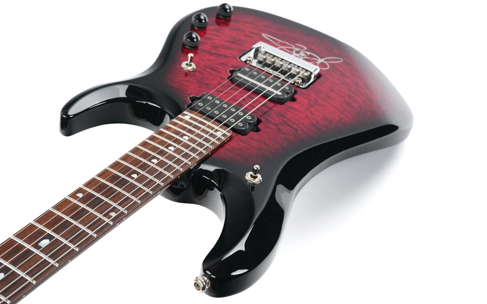 Music Man John Petrucci JP6 BFR Ruby Quilt 2014 - Image 10