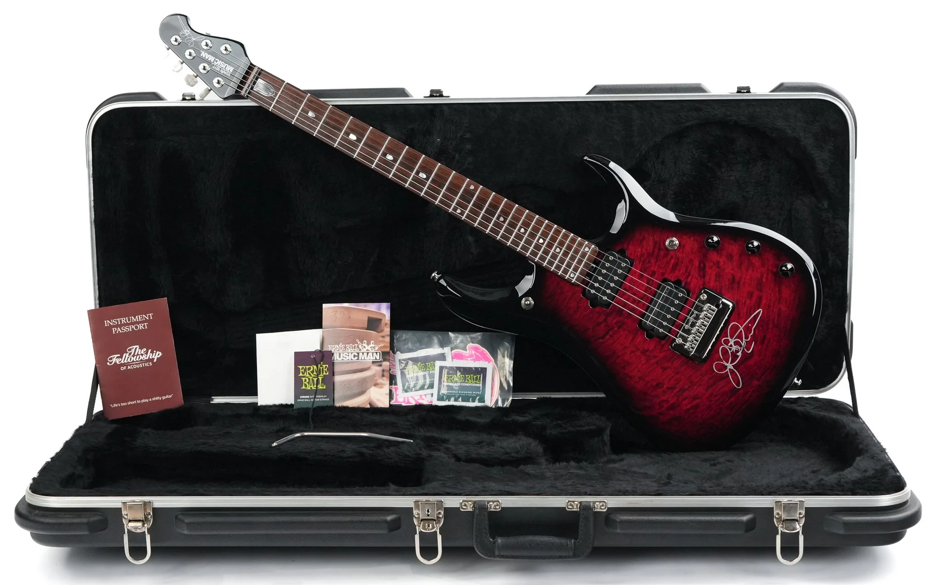 Music Man John Petrucci JP6 BFR Ruby Quilt 2014 - Image 3