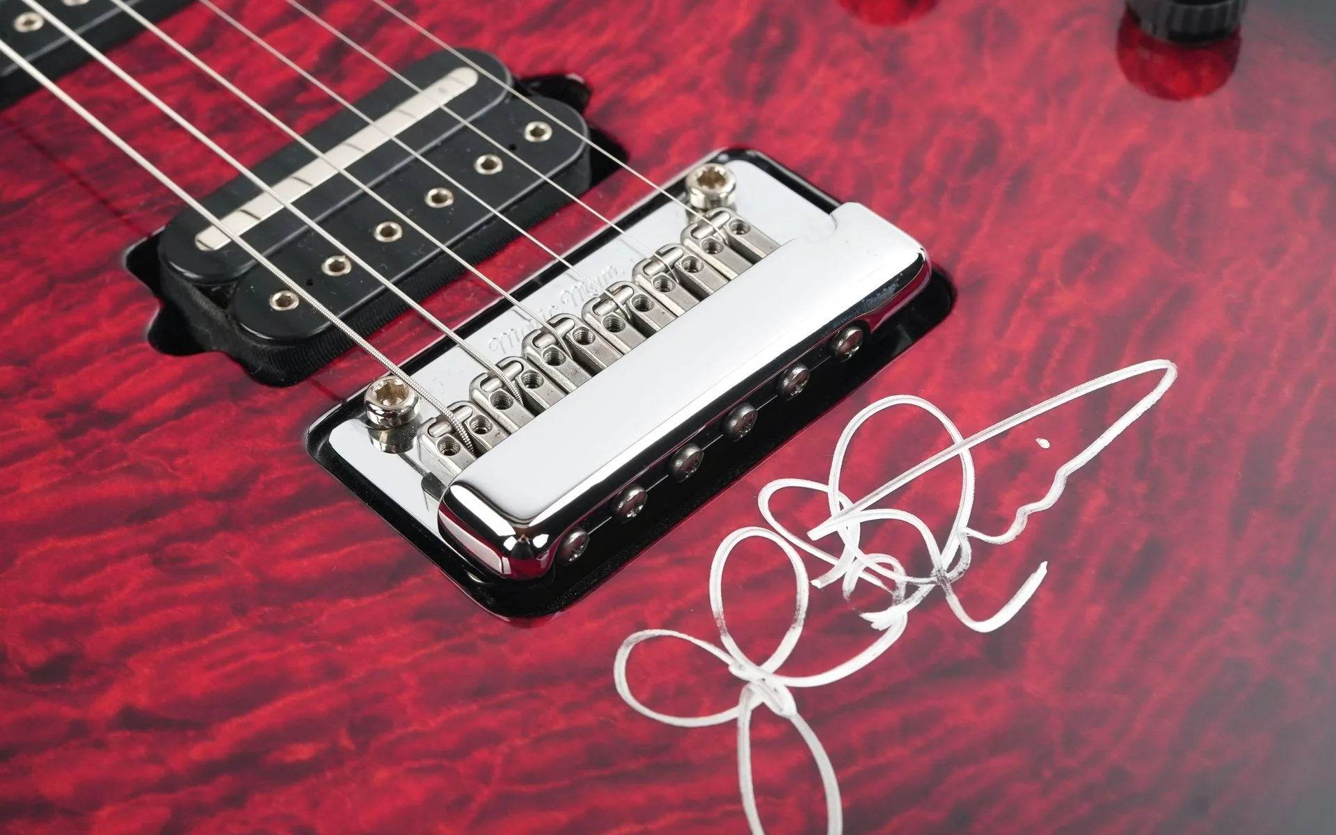 Music Man John Petrucci JP6 BFR Ruby Quilt 2014 - Image 7