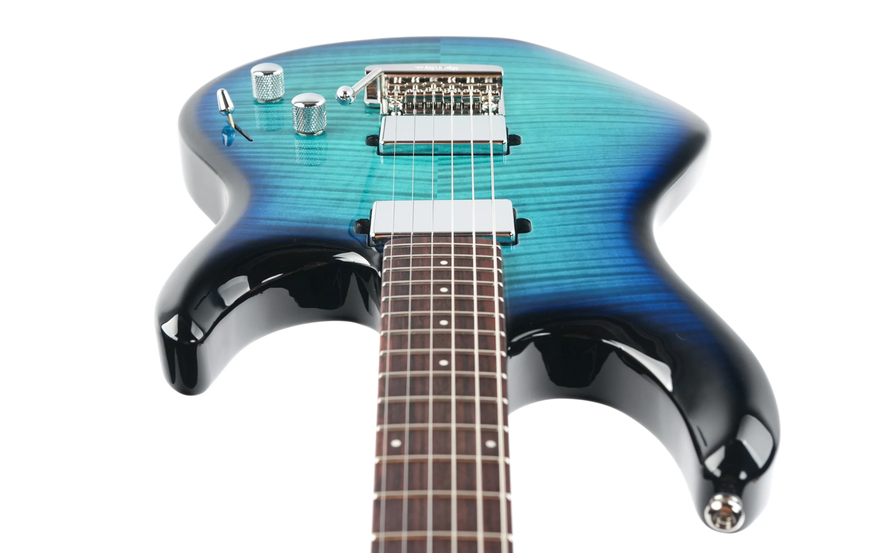 Music Man Luke 4 HH Maple Top Blue Flame 2026 - Image 12