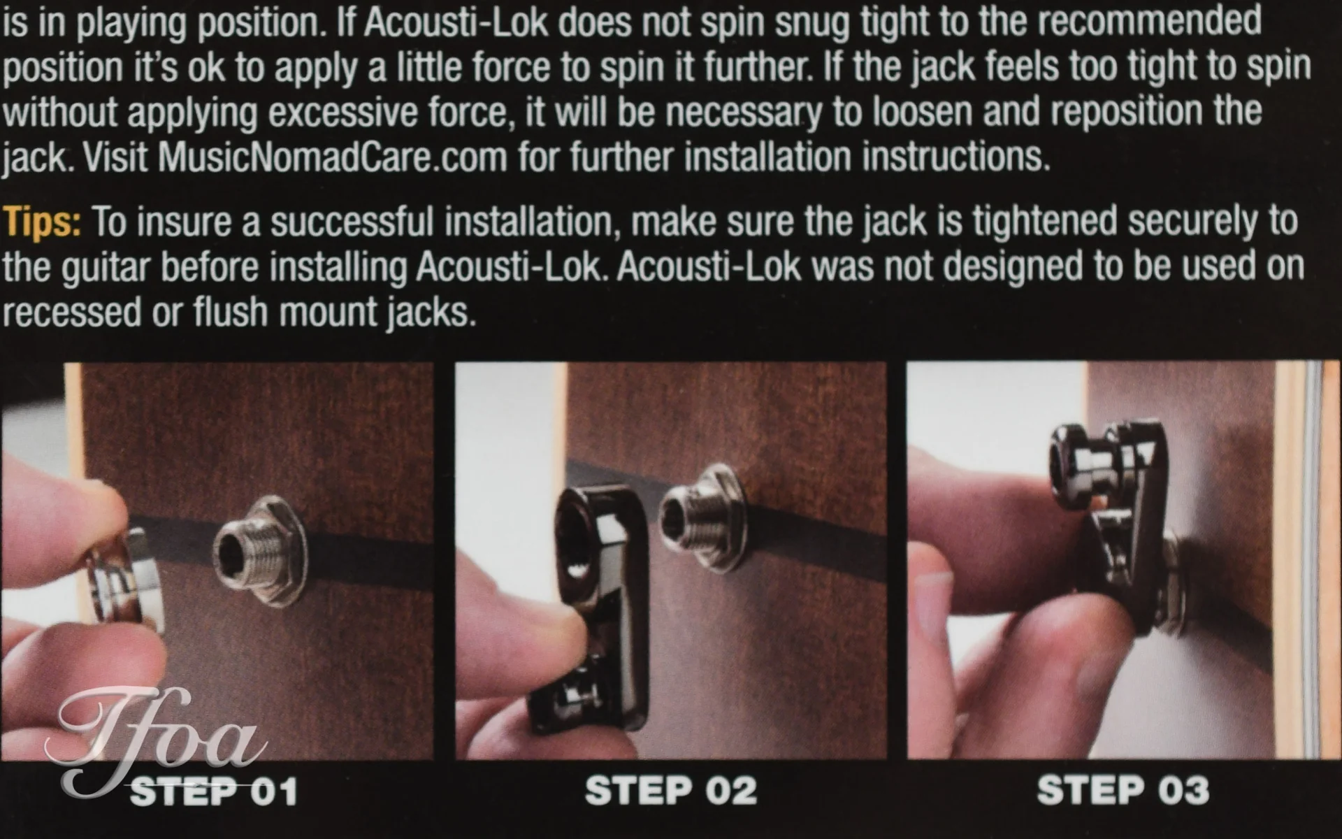 Music Nomad Acousti-Lok Strap Lock Adaptor 272 Taylor - Image 7