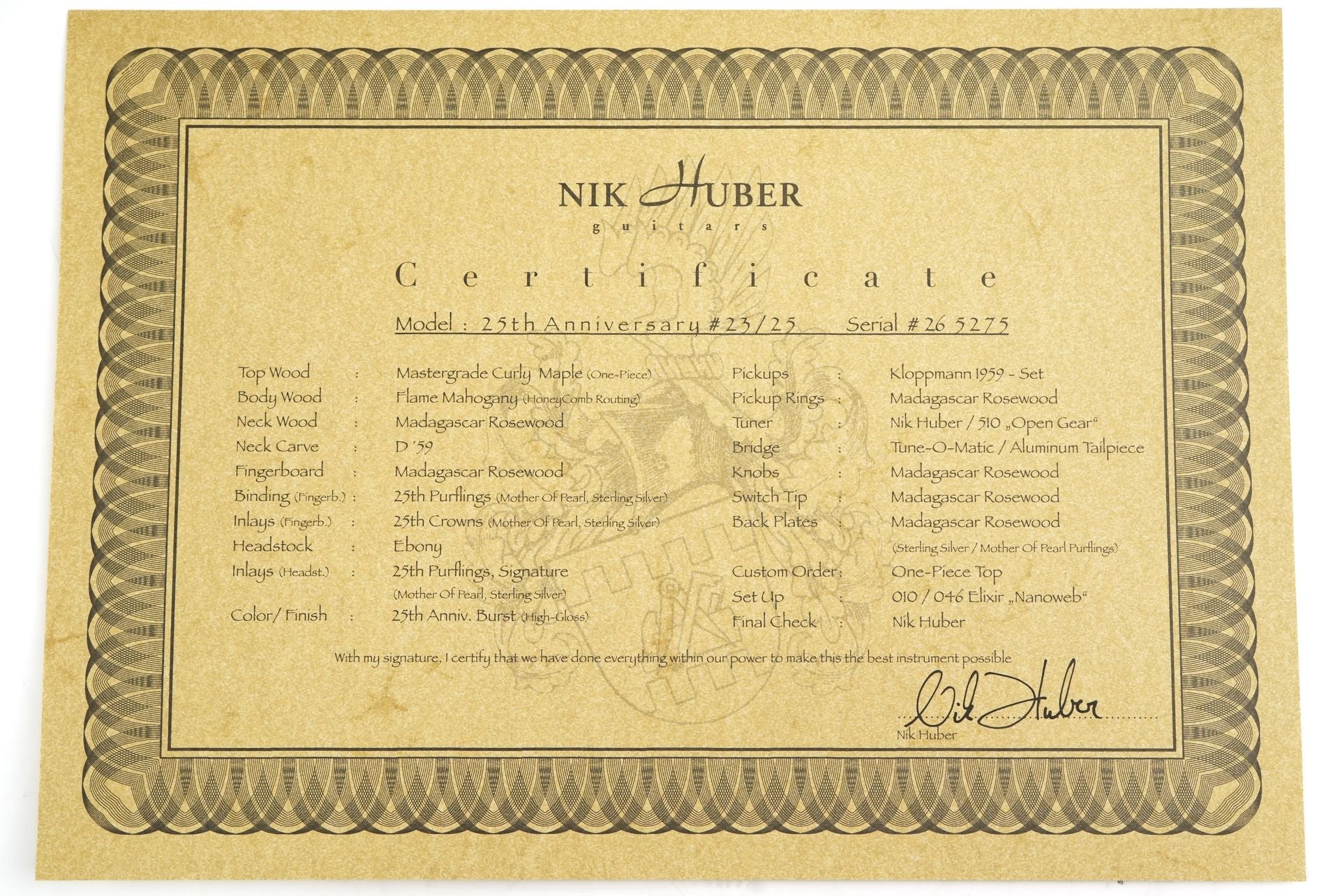 Nik Huber Dolphin 59 25th Anniversary Silver Burst #23 of 25 - Image 12