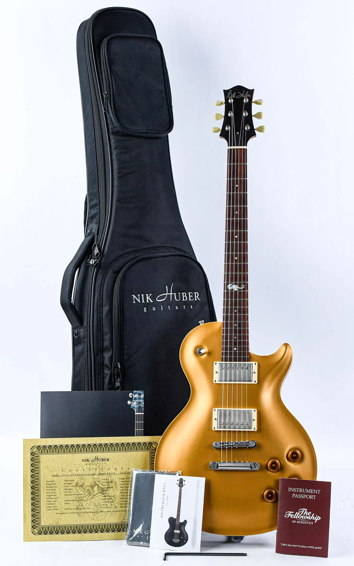 Nik Huber Orca The Seahorse Ltd. Series II #13/16 Gold Top 2023 - Image 3