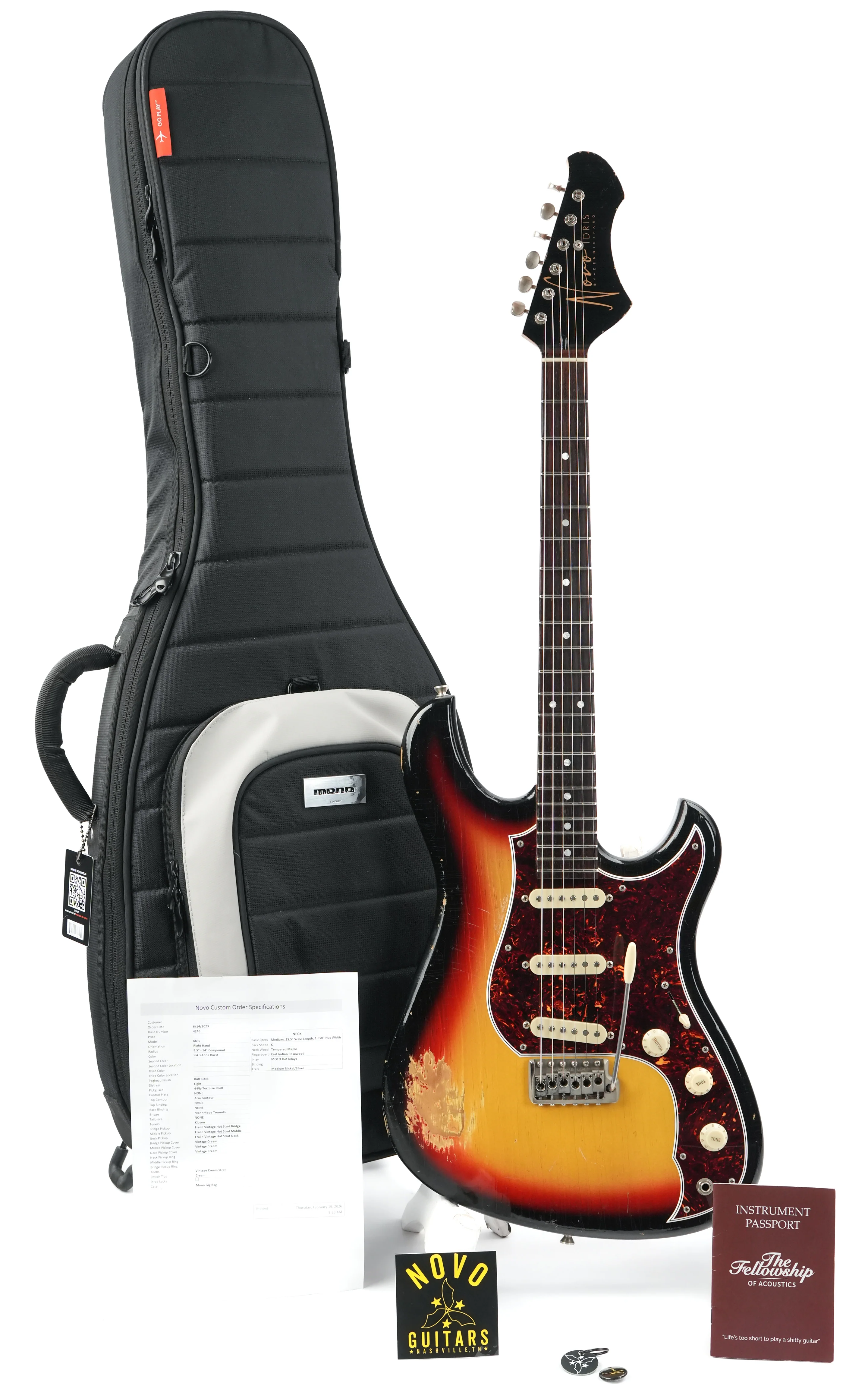Novo Idris '64 3-Tone Burst 2023 - Image 3