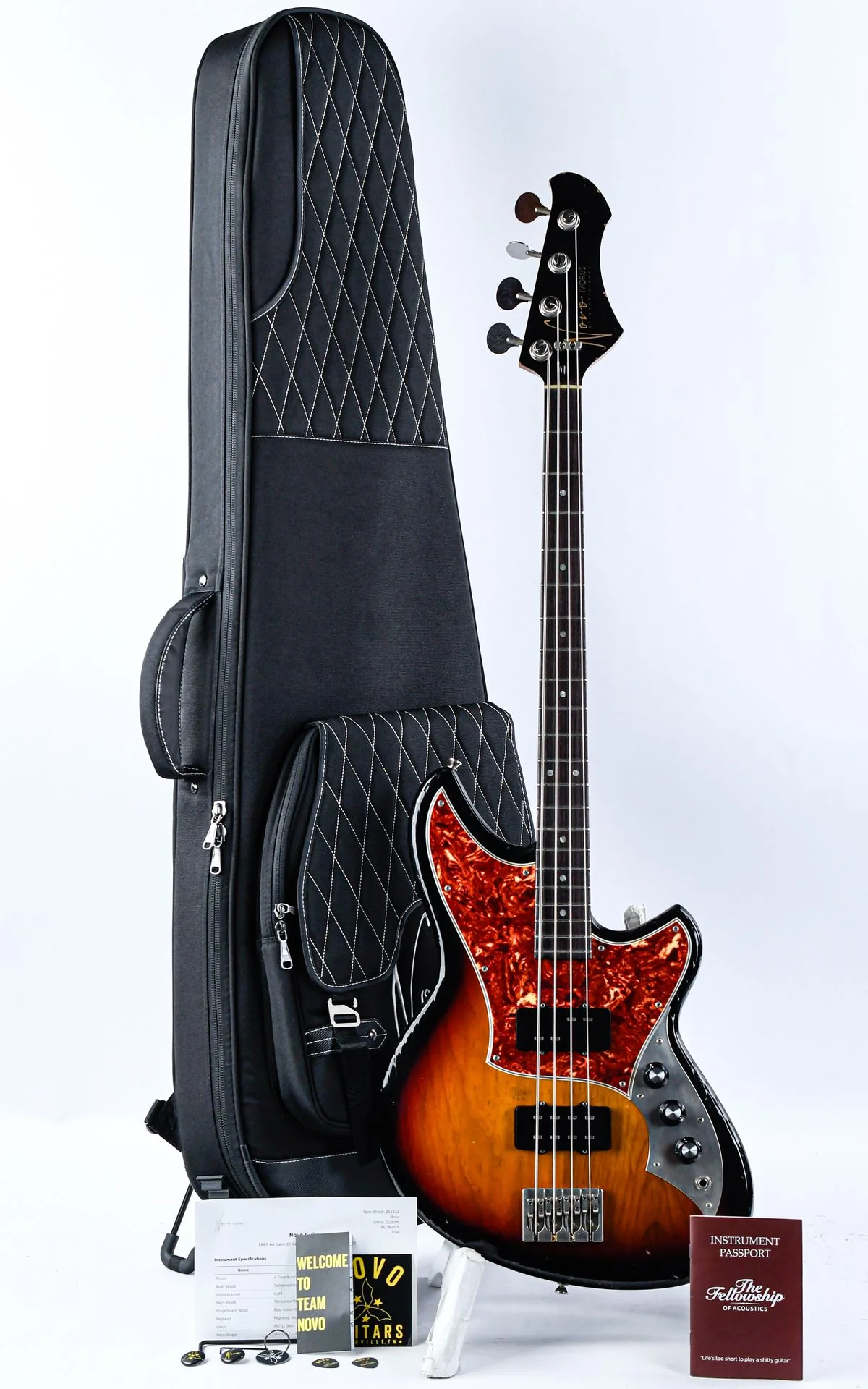 Novo Ivorus Bass 3 Tone Burst Light Aged - Image 3
