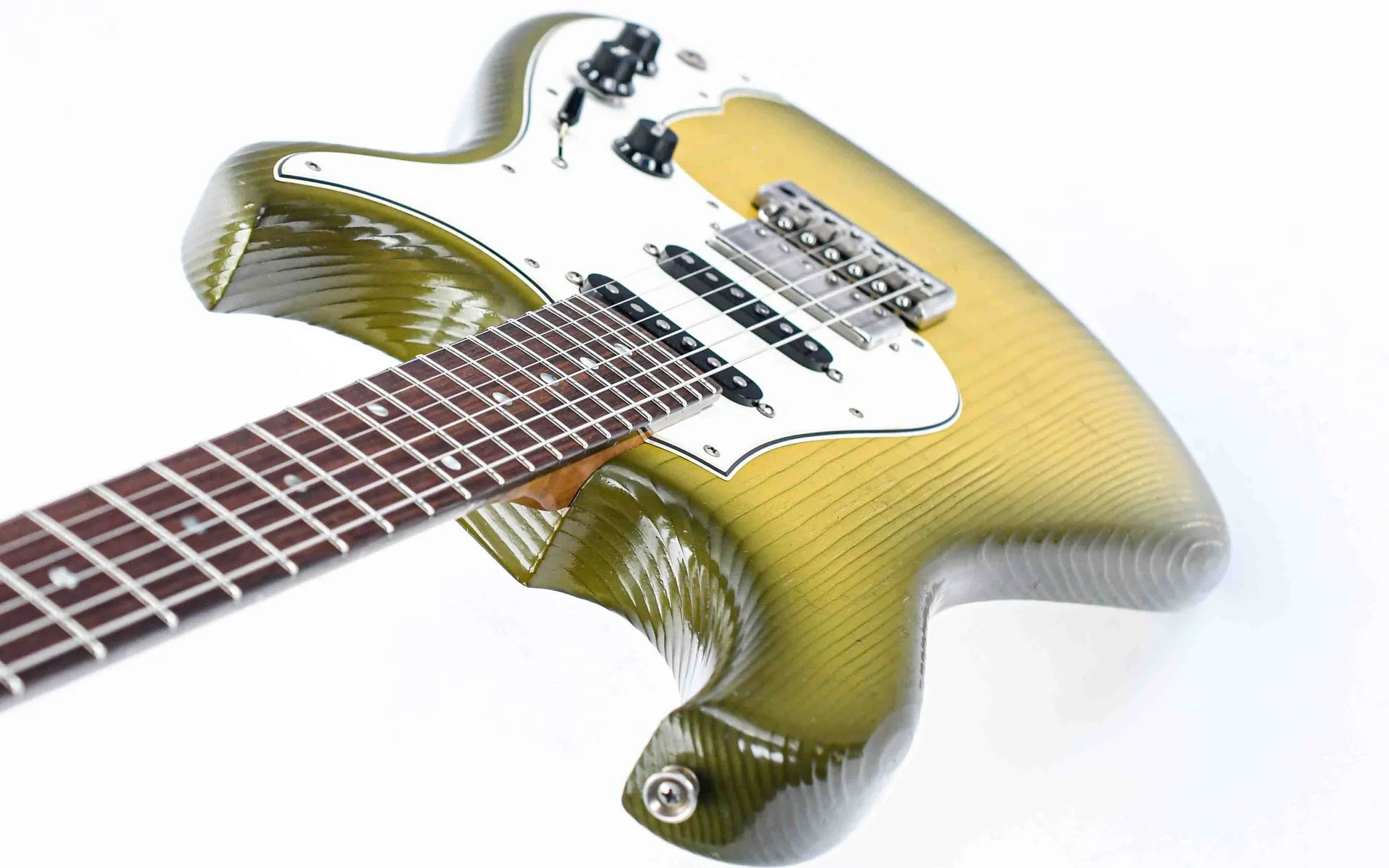 Novo Nucleus NAMM Idris HSS Royal Olive Burst - Image 10