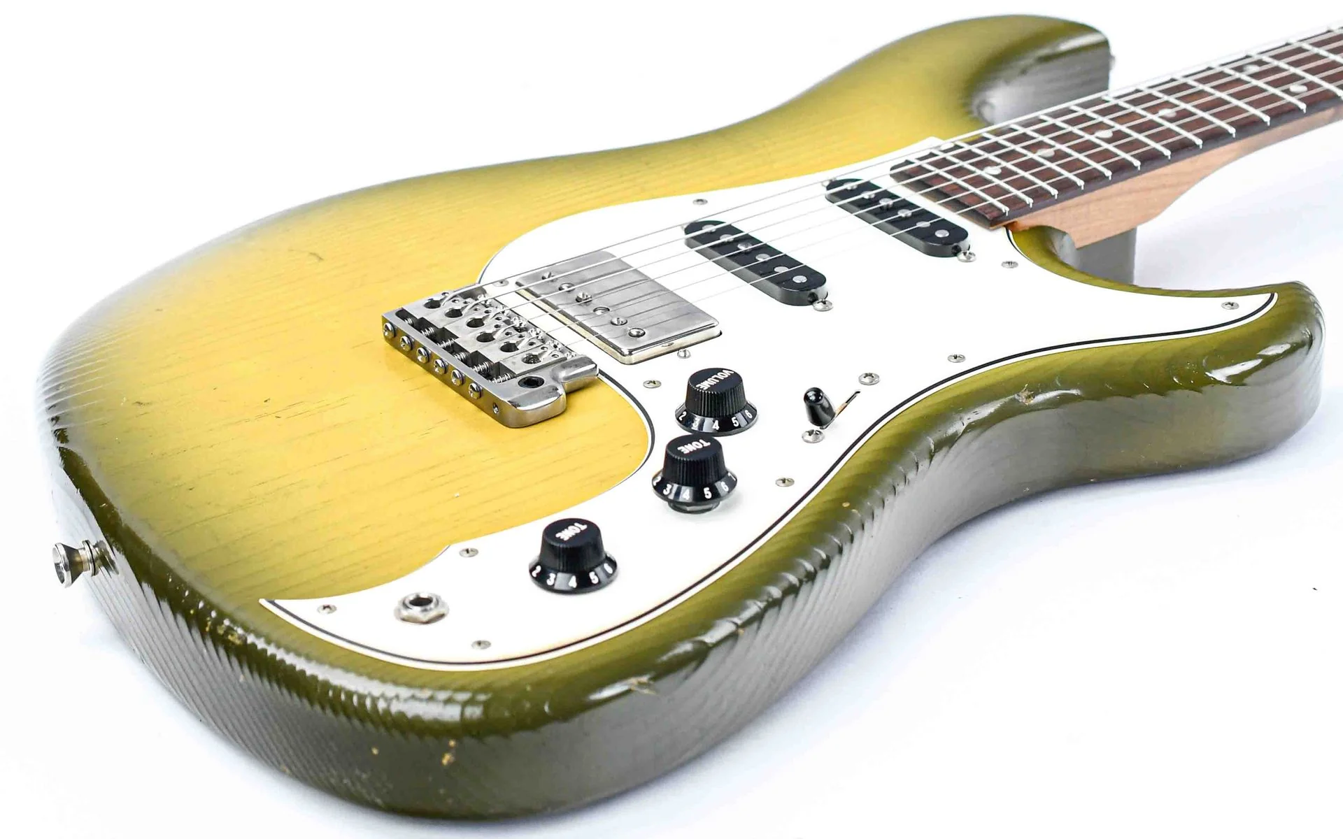 Novo Nucleus NAMM Idris HSS Royal Olive Burst - Image 11