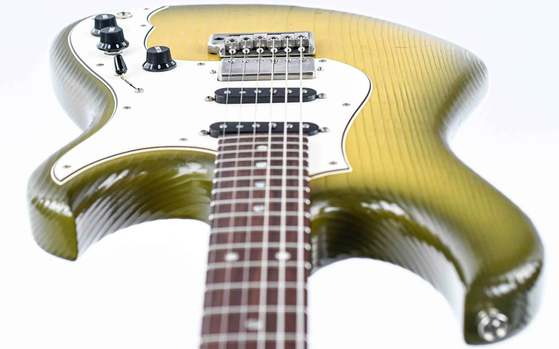 Novo Nucleus NAMM Idris HSS Royal Olive Burst - Image 12