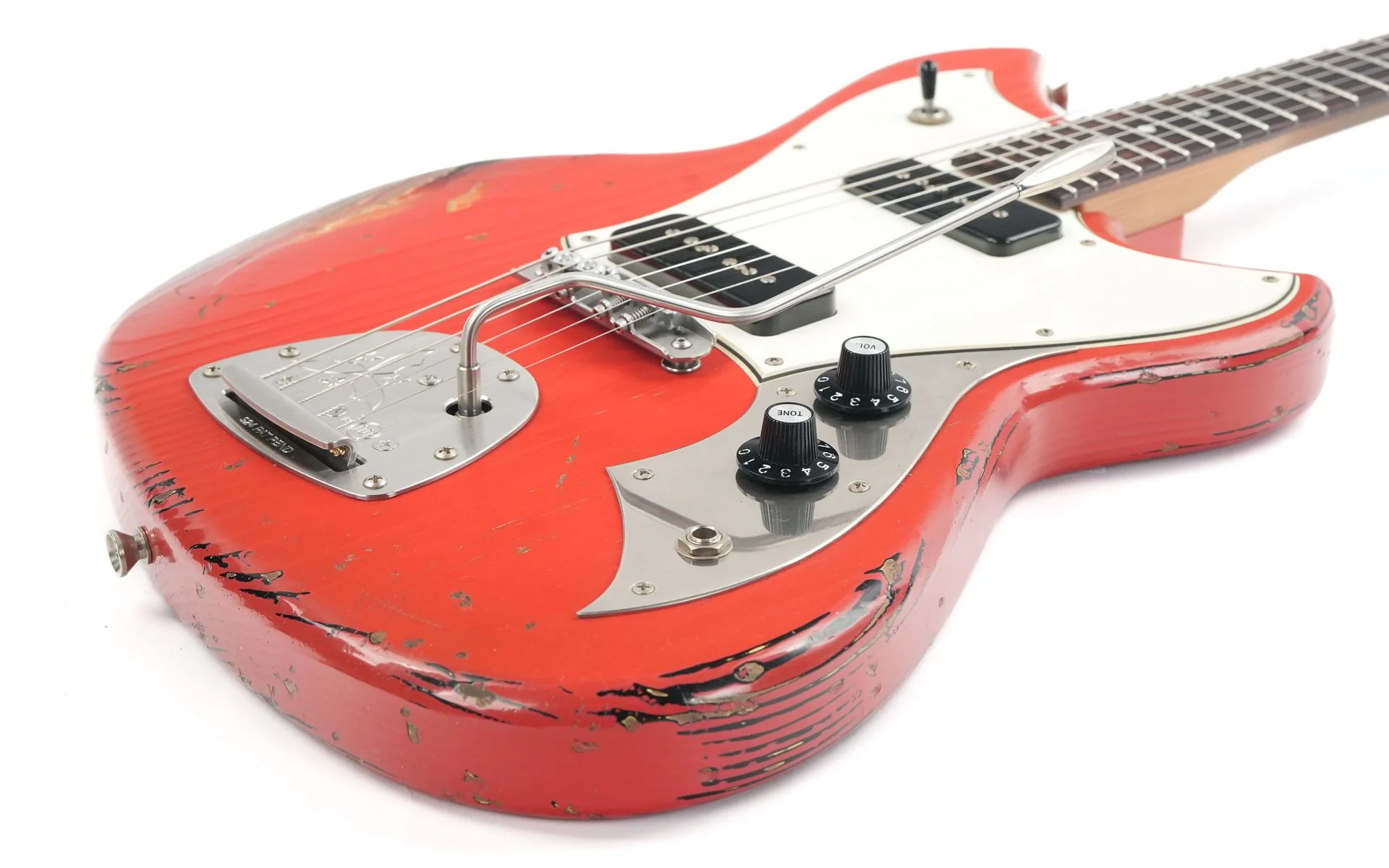Novo Serus J Fiesta Red over '64 3 Tone Sunburst - Image 11