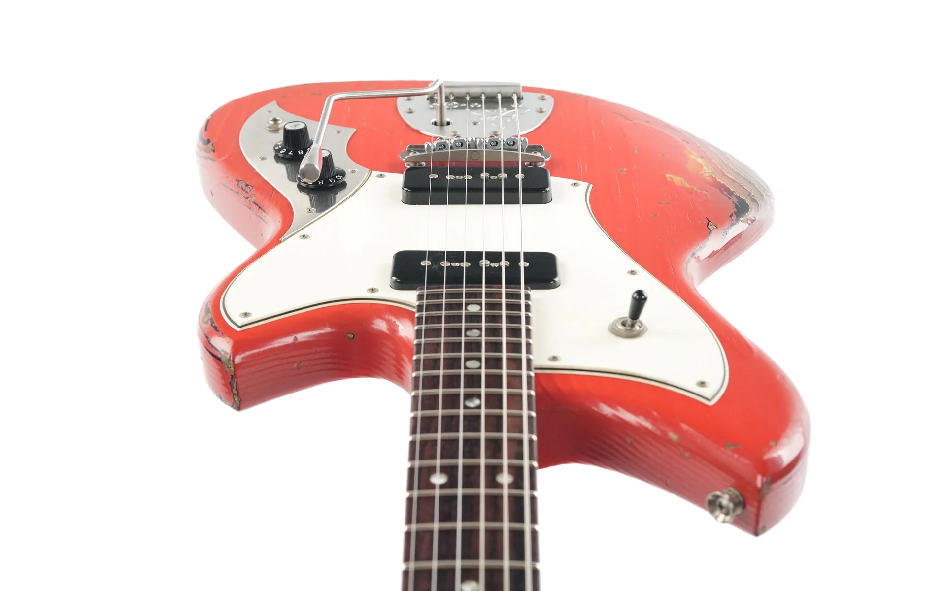 Novo Serus J Fiesta Red over '64 3 Tone Sunburst - Image 12