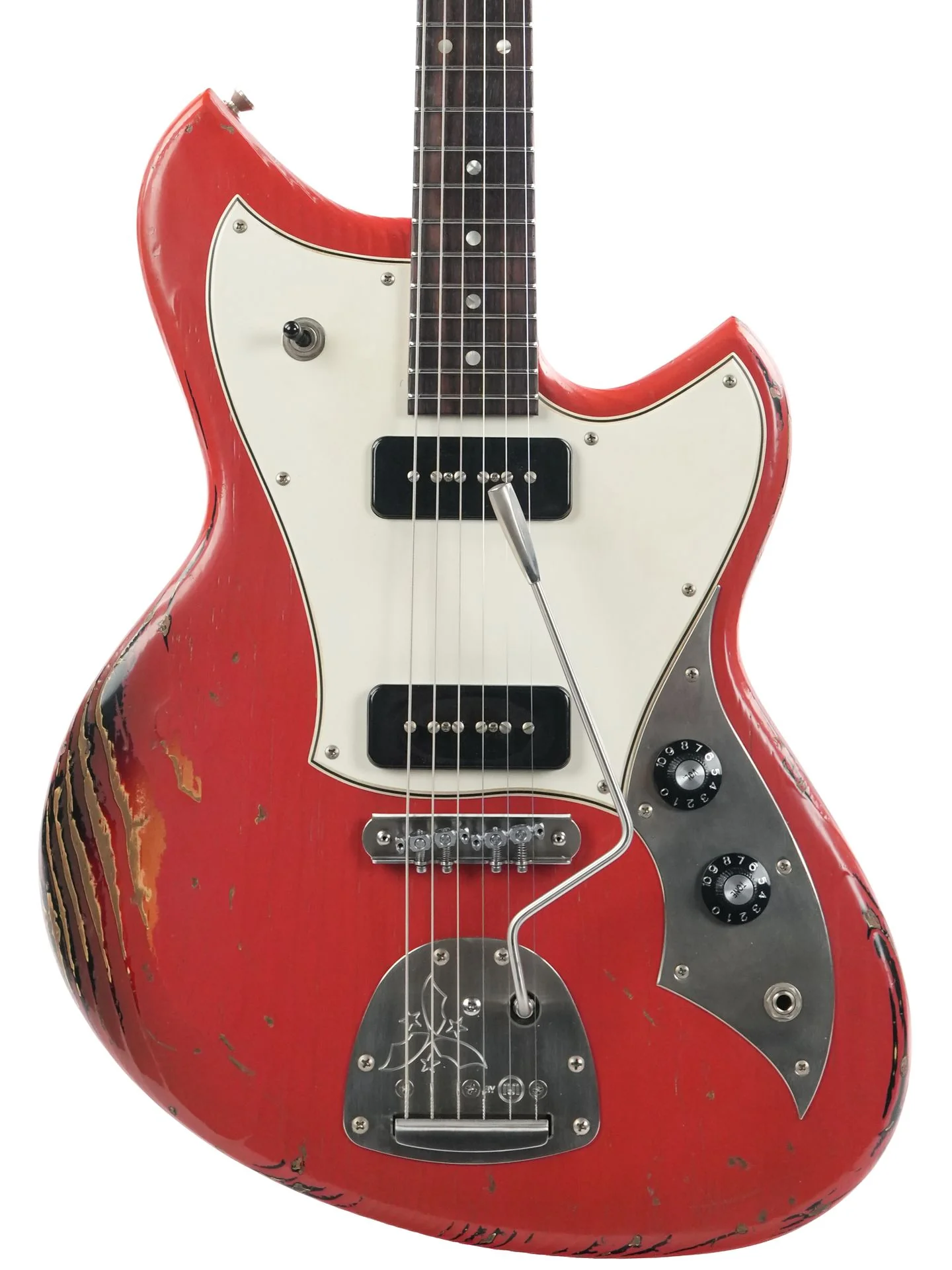 Novo Serus J Fiesta Red over '64 3 Tone Sunburst - Image 5