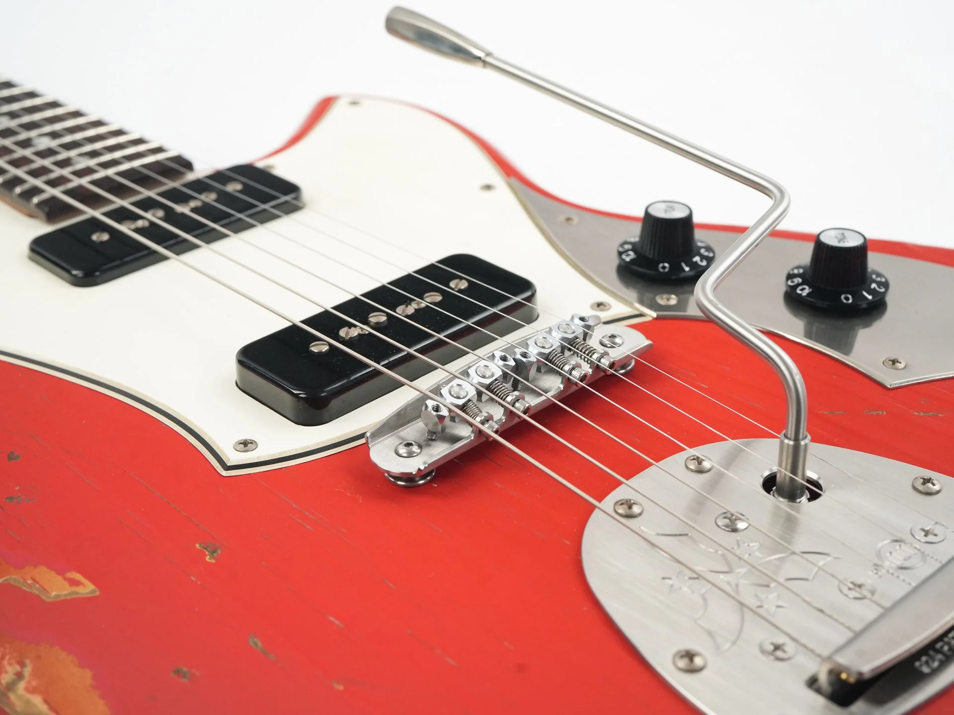 Novo Serus J Fiesta Red over '64 3 Tone Sunburst - Image 7