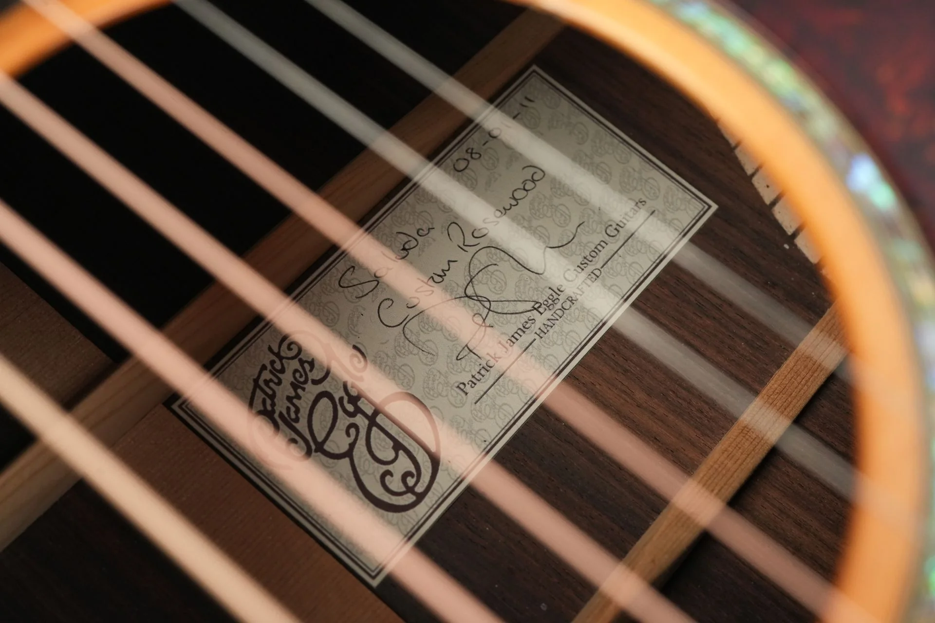 Patrick James Eggle Saluda Custom Rosewood 2011 - Image 11