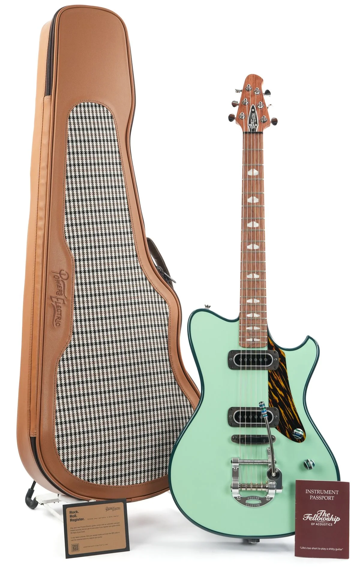 Powers Electric A Type Two Tone Mint Green/Fjord Green - Image 3