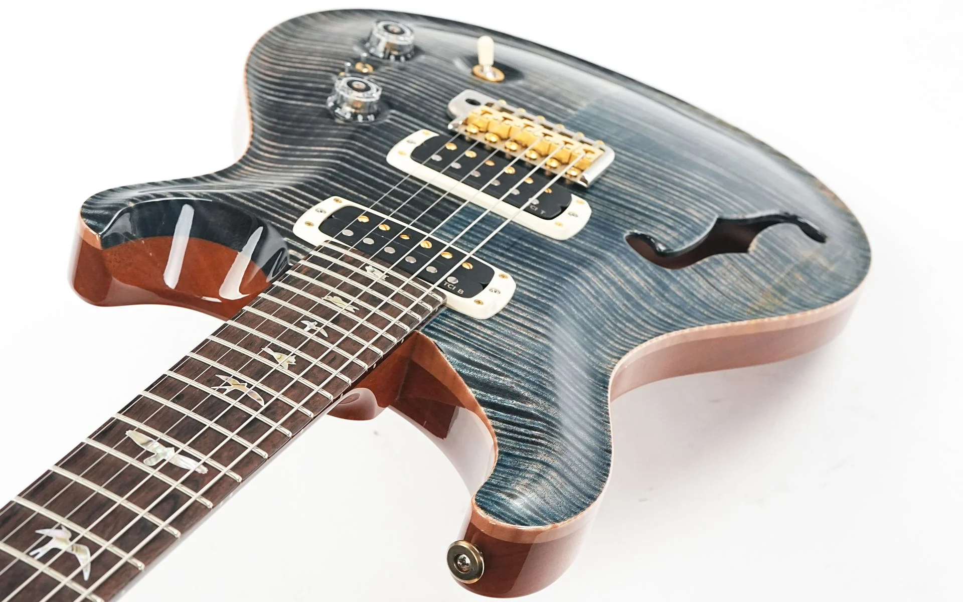 PRS 40th Anniversary Custom 24-08 Semi-Hollow Limited Edition Faded Whale Blue 2025 - Image 10